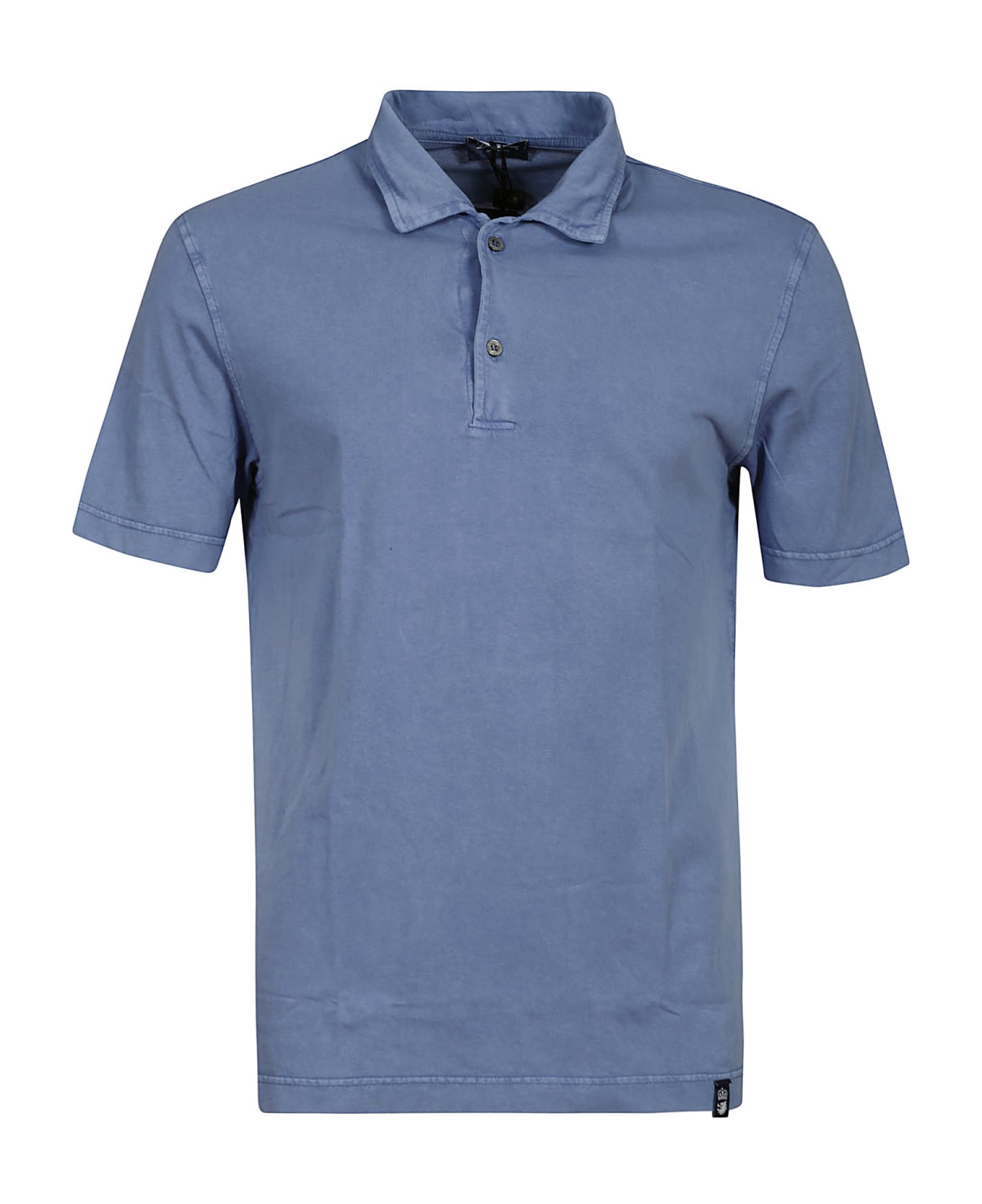 Drumohr Polo S/s - Blue ポロシャツ