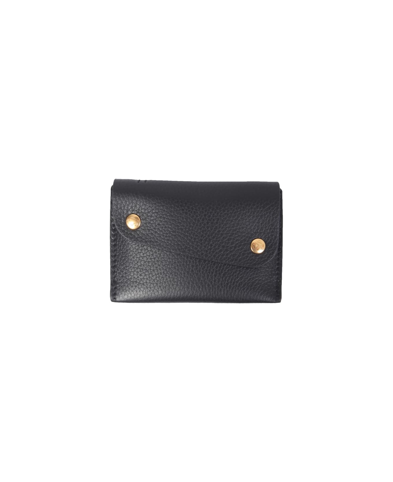 Il Bisonte European Leather Card Holder - BLACK