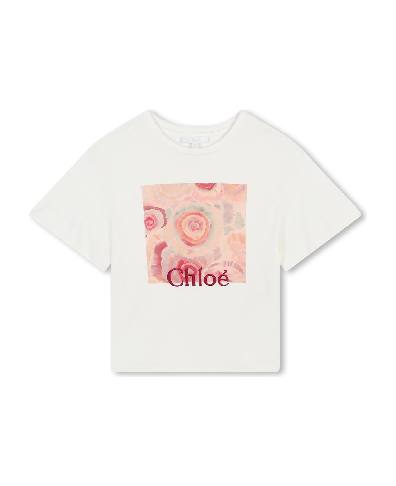 Chloé T-shirt Con Stampa - White