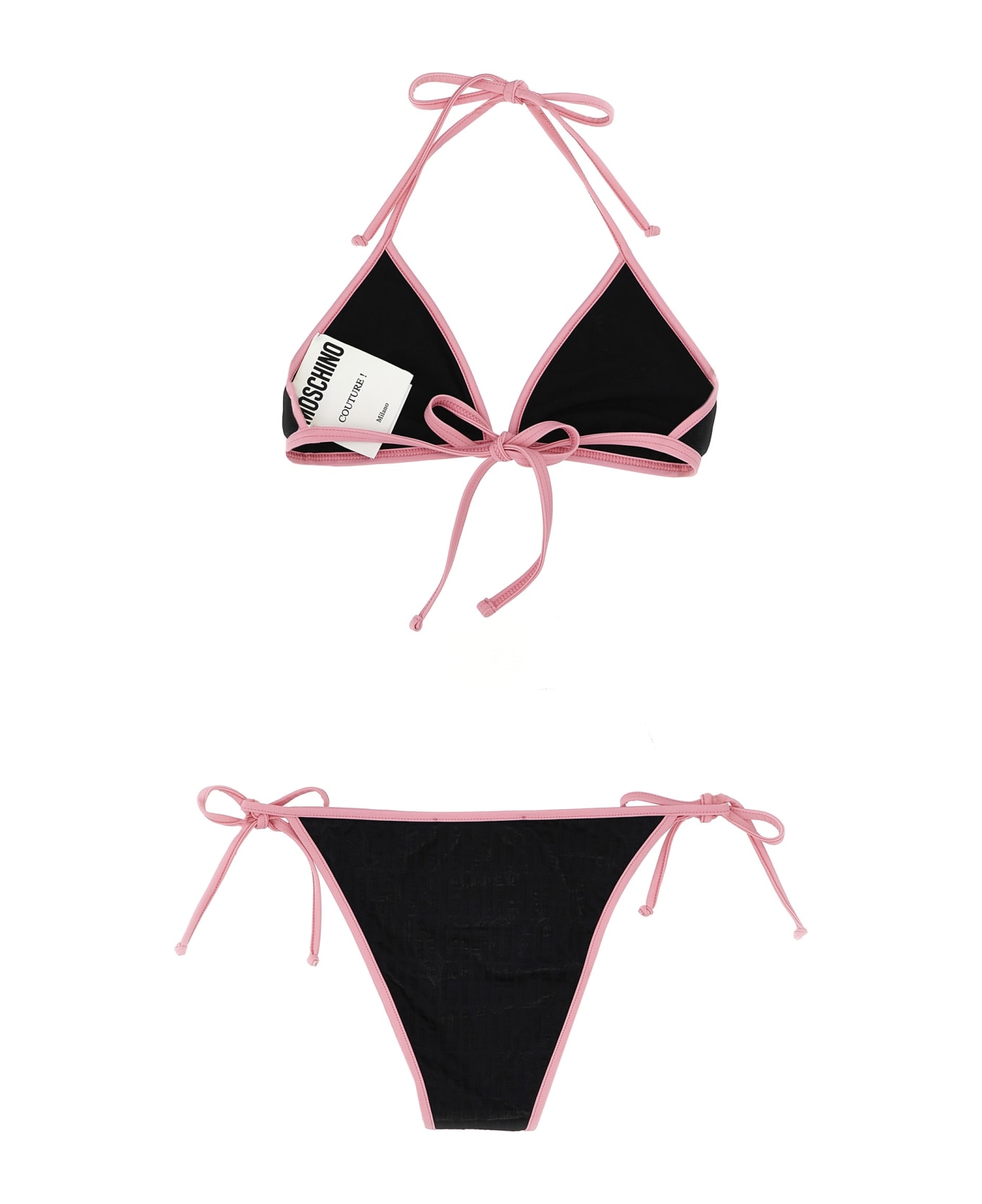 Moschino 'logo' Bikini - Black  