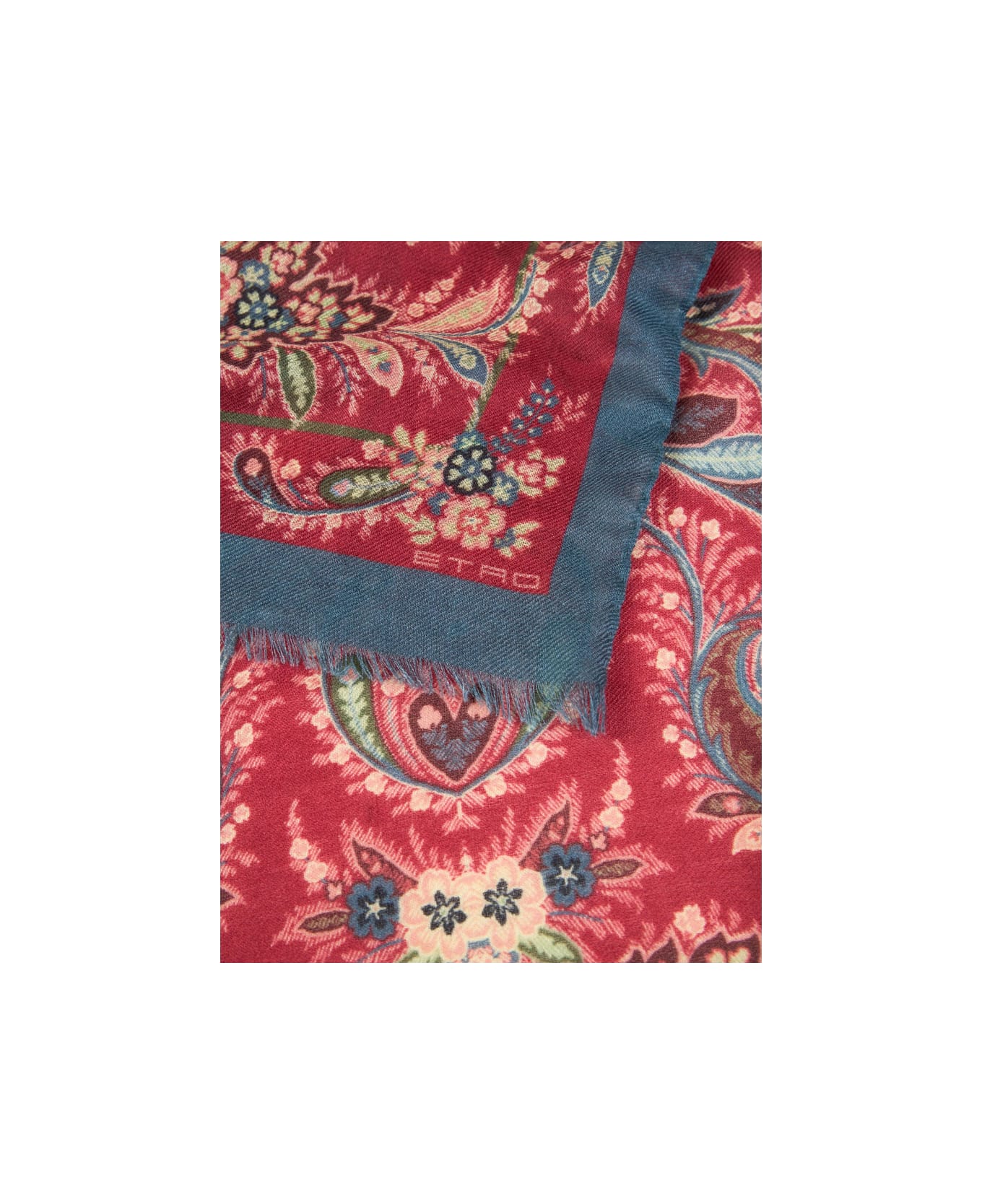 Etro Scarf - RED/BLUE