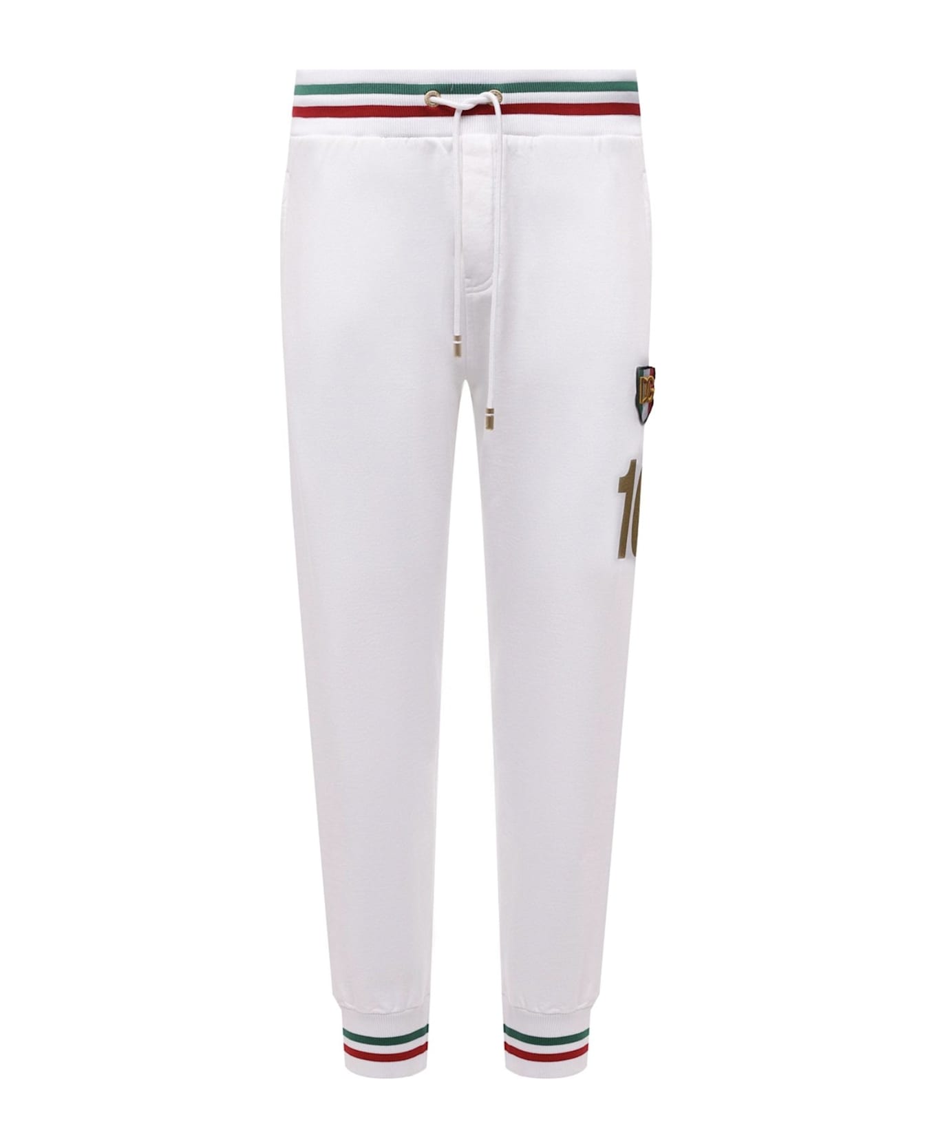 Dolce 
Gabbana Logo Sweatpants - White