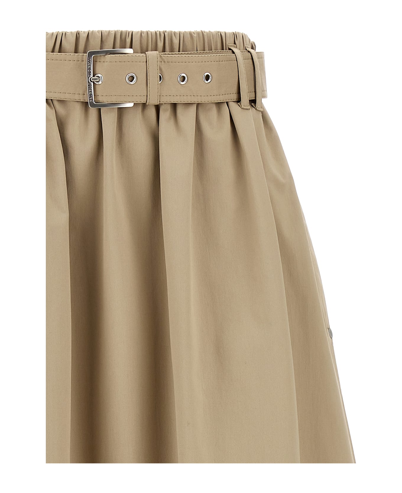 Brunello Cucinelli Belt Skirt - Beige