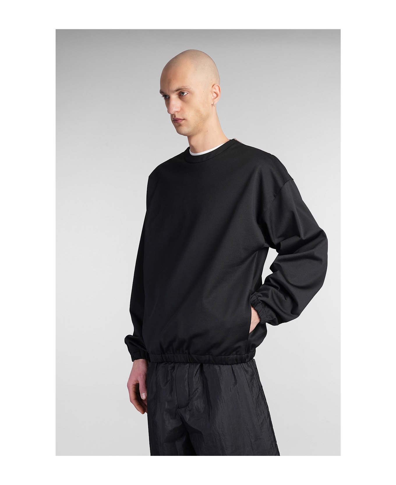 Jil Sander Sweatshirt In Black Cotton - black