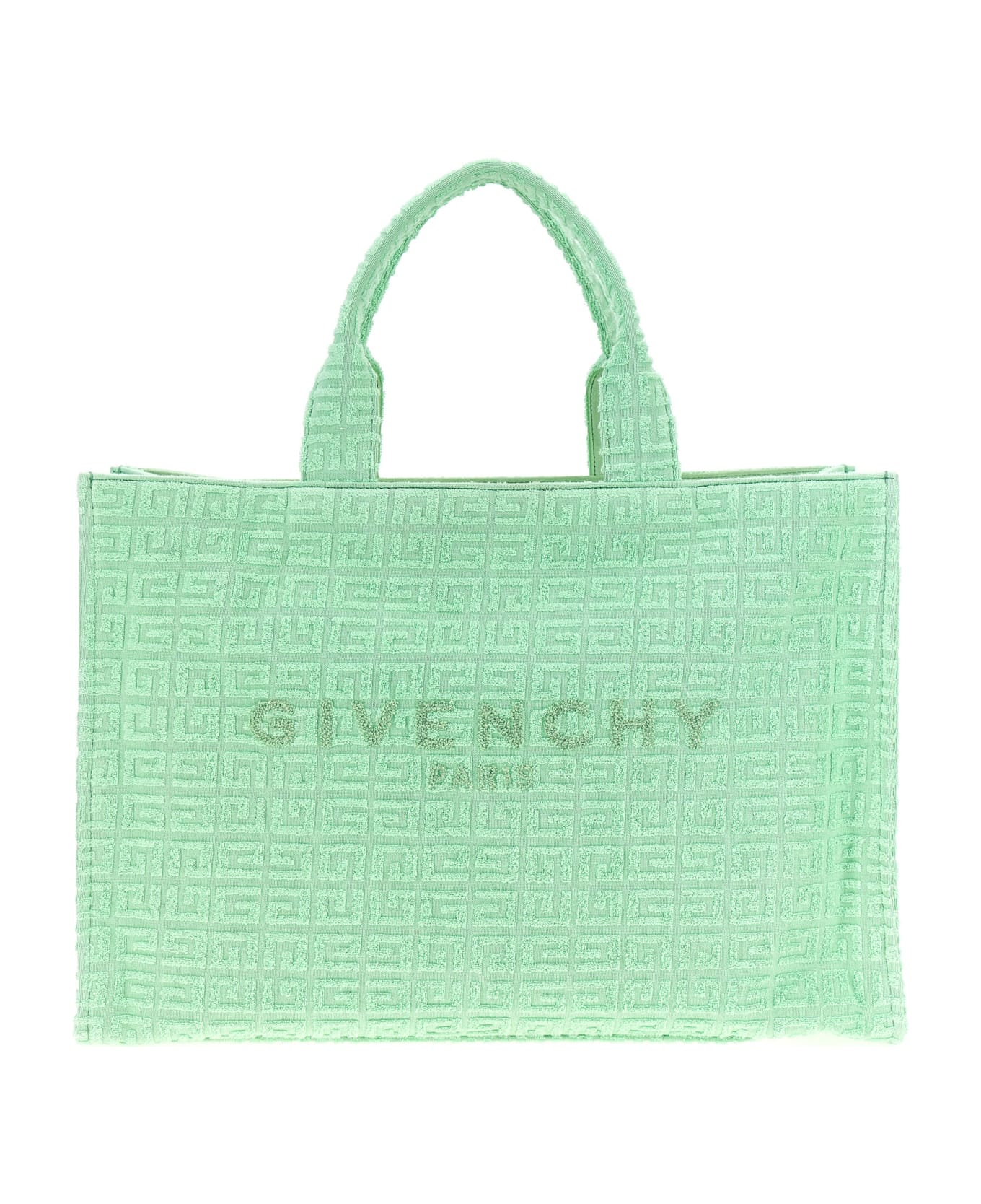 Givenchy Plage Capsule 'g-tote' Midi Shopping Bag - Green