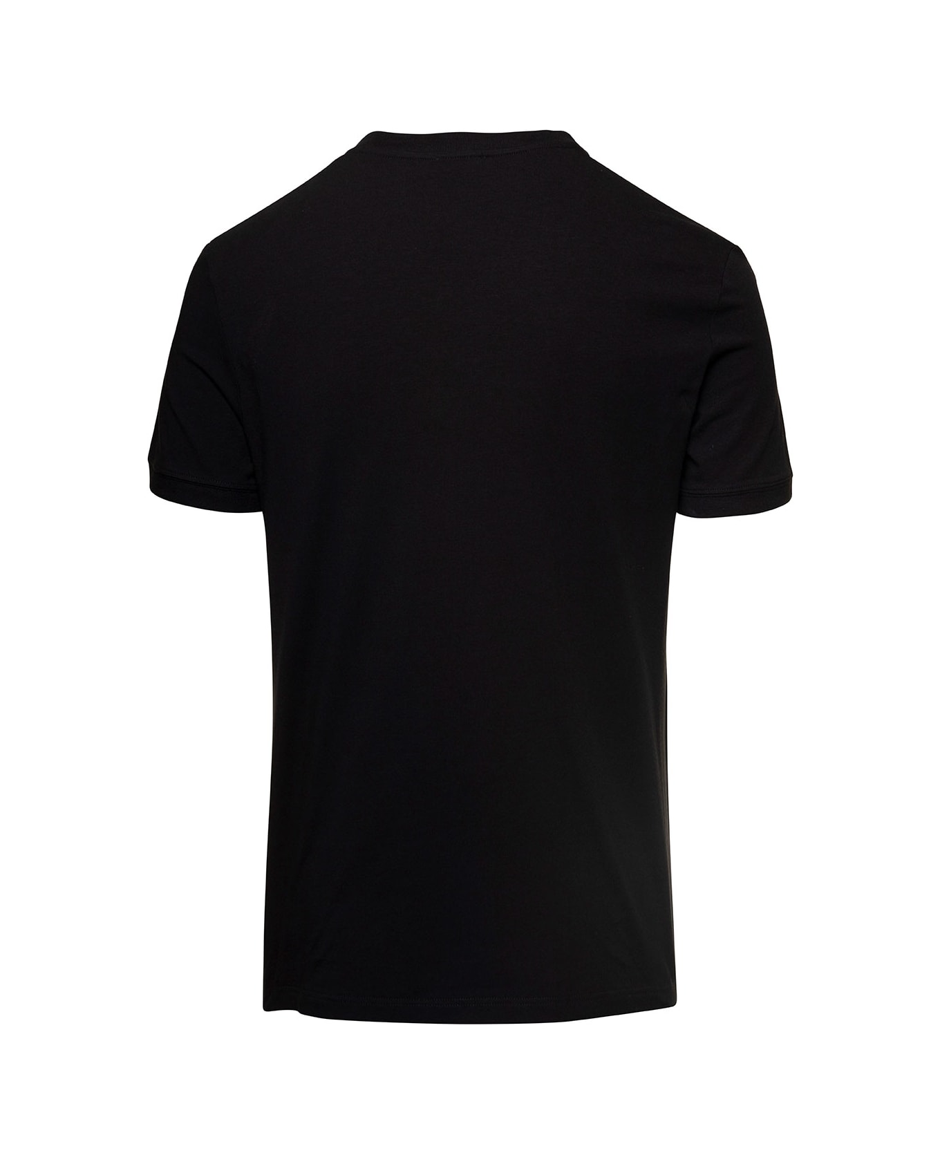 Dolce & Gabbana Logo Embroidered T-shirt - Black