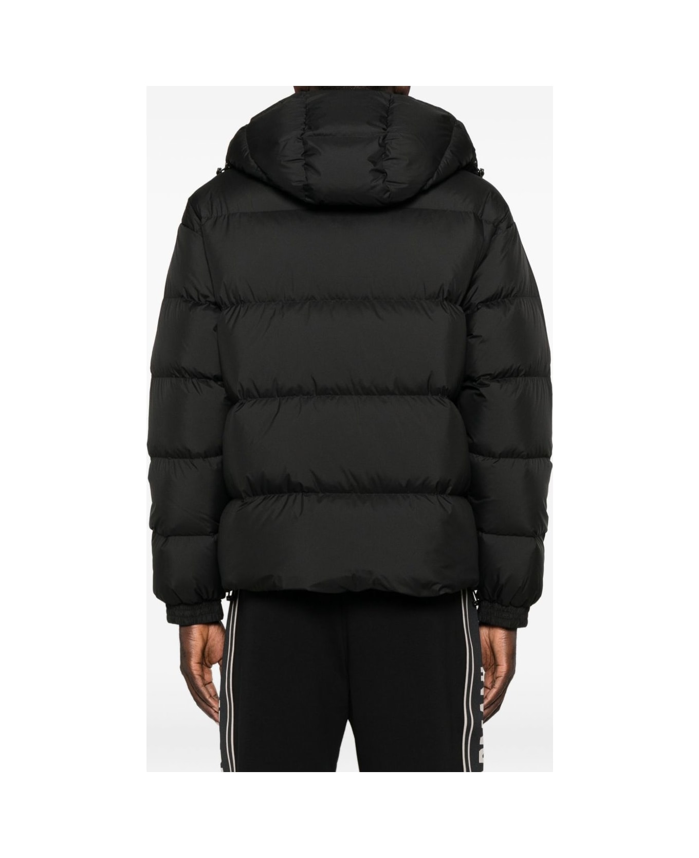 Emporio Armani Nylon Short Down Jacket - Black