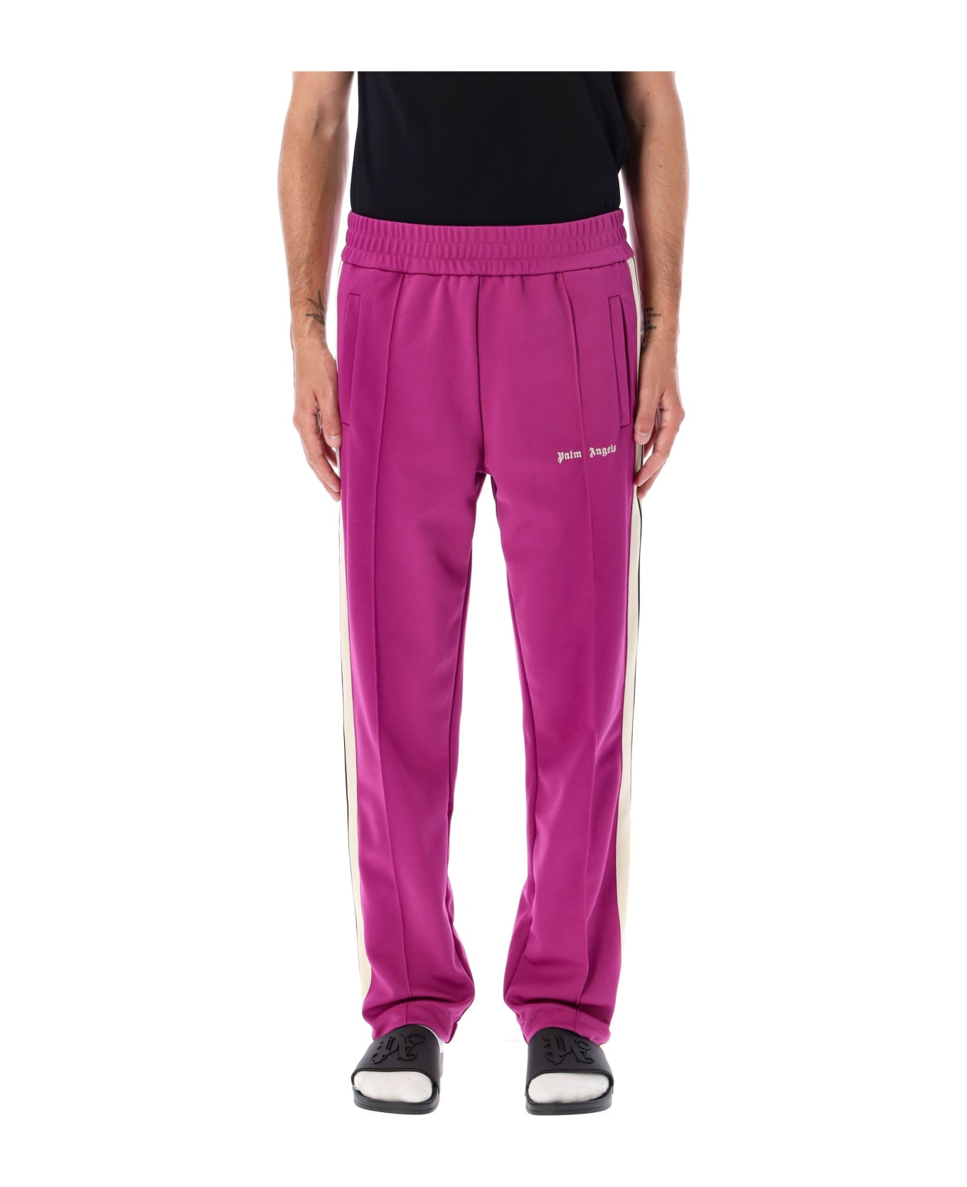 Palm Angels Jersey Track Pants - PURPLE