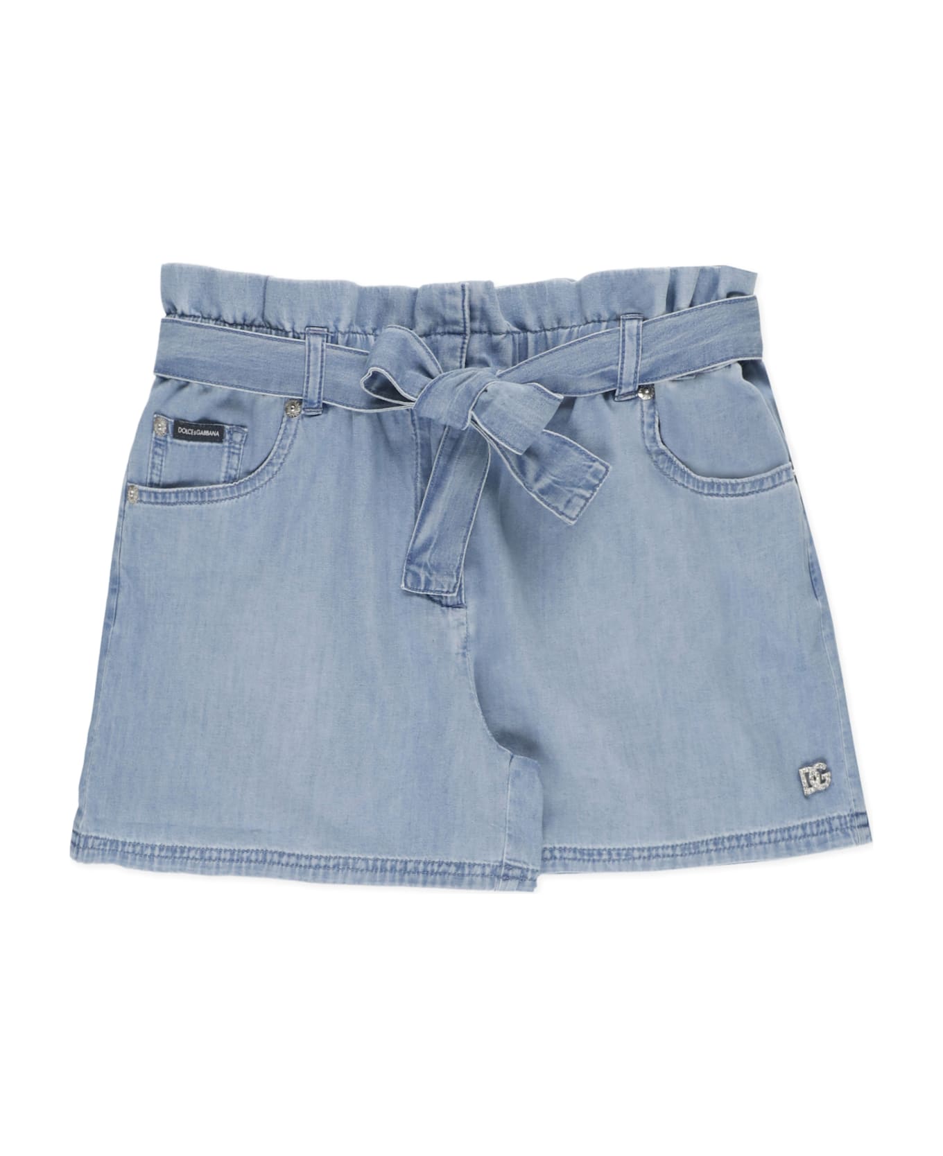Dolce 
Gabbana Cotton Shorts - Blue