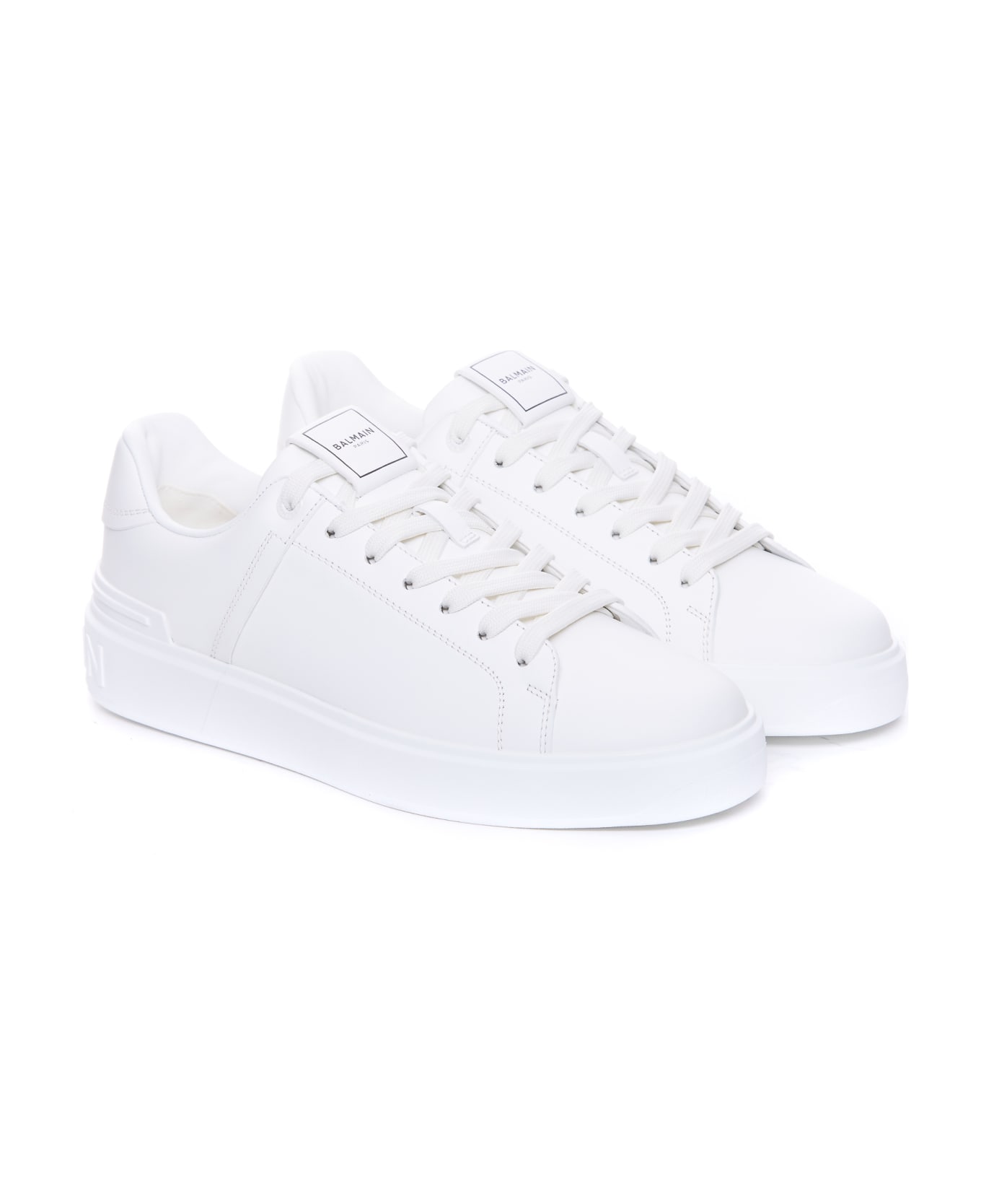 Balmain B-court Sneakers - White
