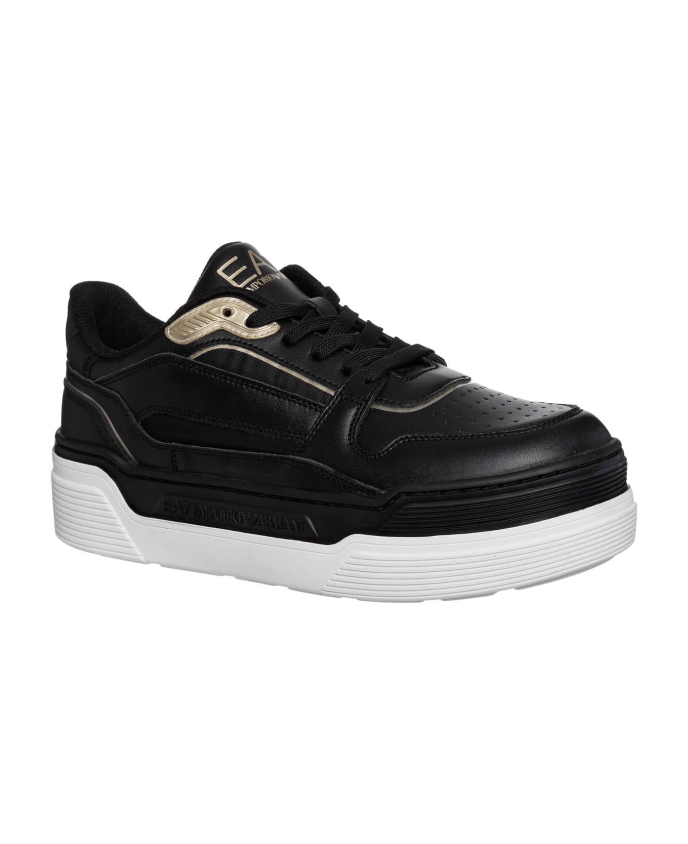 EA7 Leather Sneakers - Sneakers Con Luci Chicco