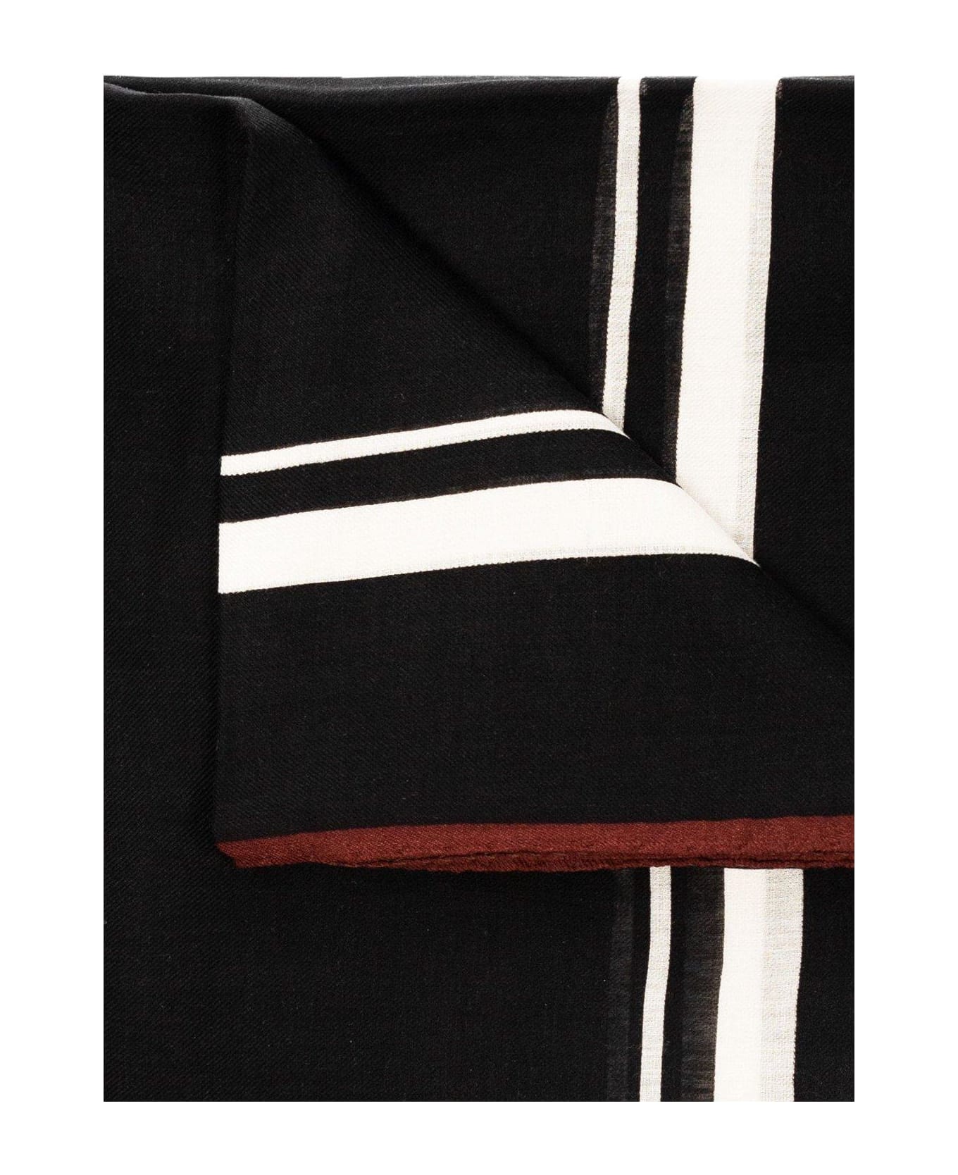 Saint Laurent Leopard Print Square Scarf - Black/multicolor スカーフ＆ストール