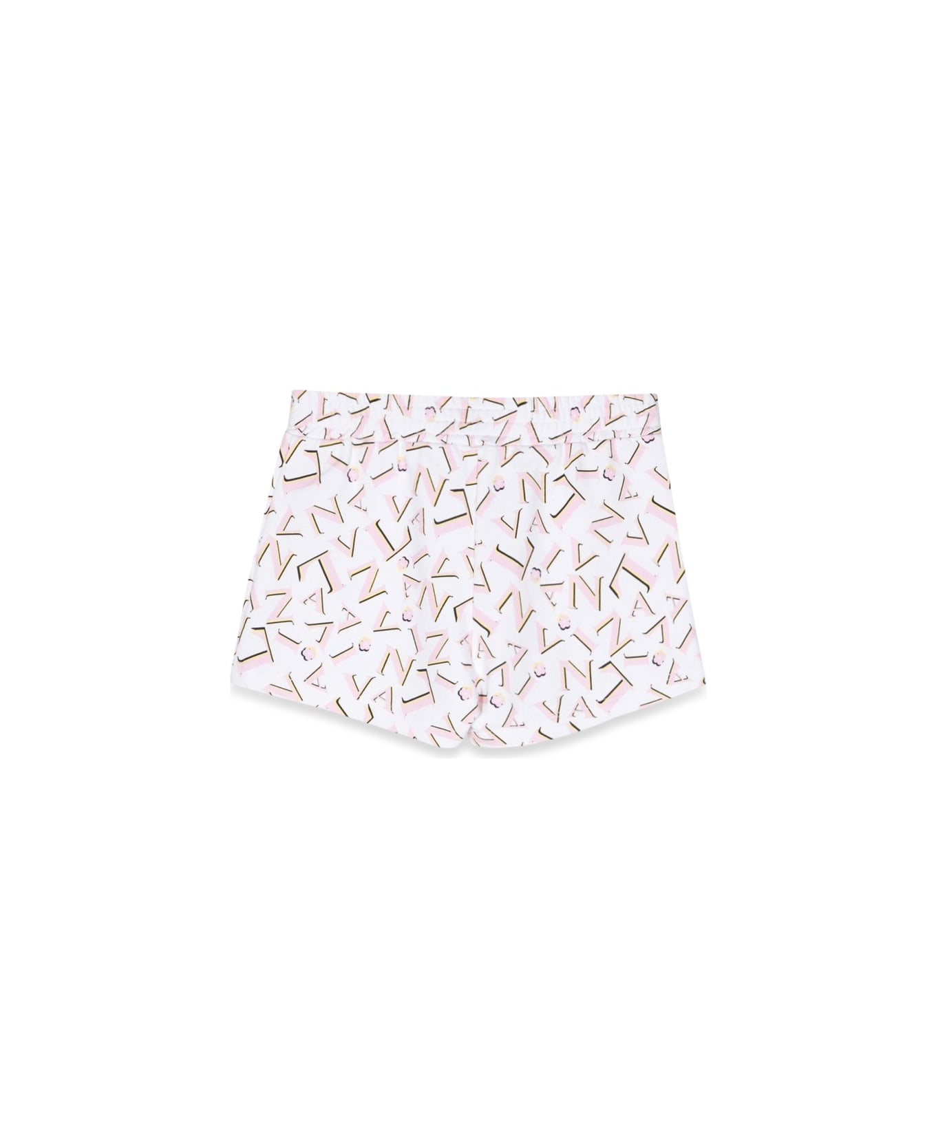 Lanvin Allover Logo Shorts - MULTICOLOUR