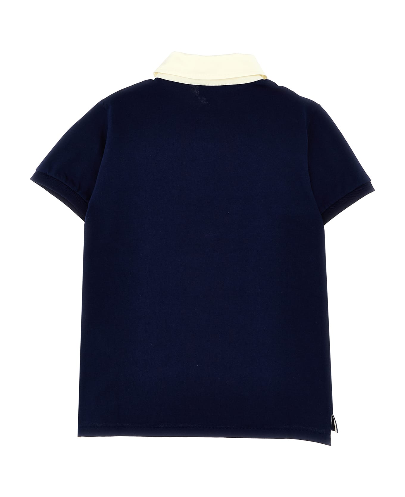 Gucci 'web' Polo Shirt - Blue