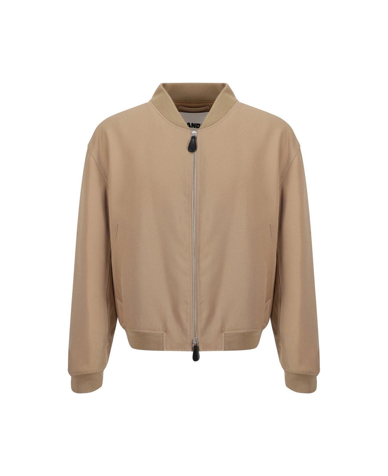 Jil Sander Padded Bomber Jacket - Cammello