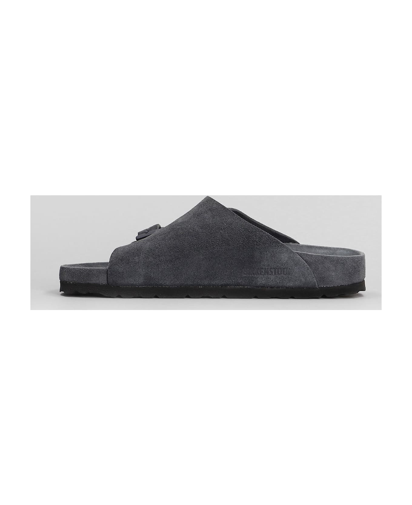Birkenstock Zurich Exquisite Flats In Grey Suede - grey