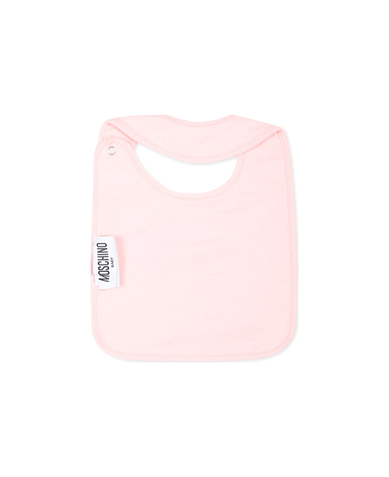 Moschino Pink Accessory Set For Baby Girl With Teddy Bear - Pink