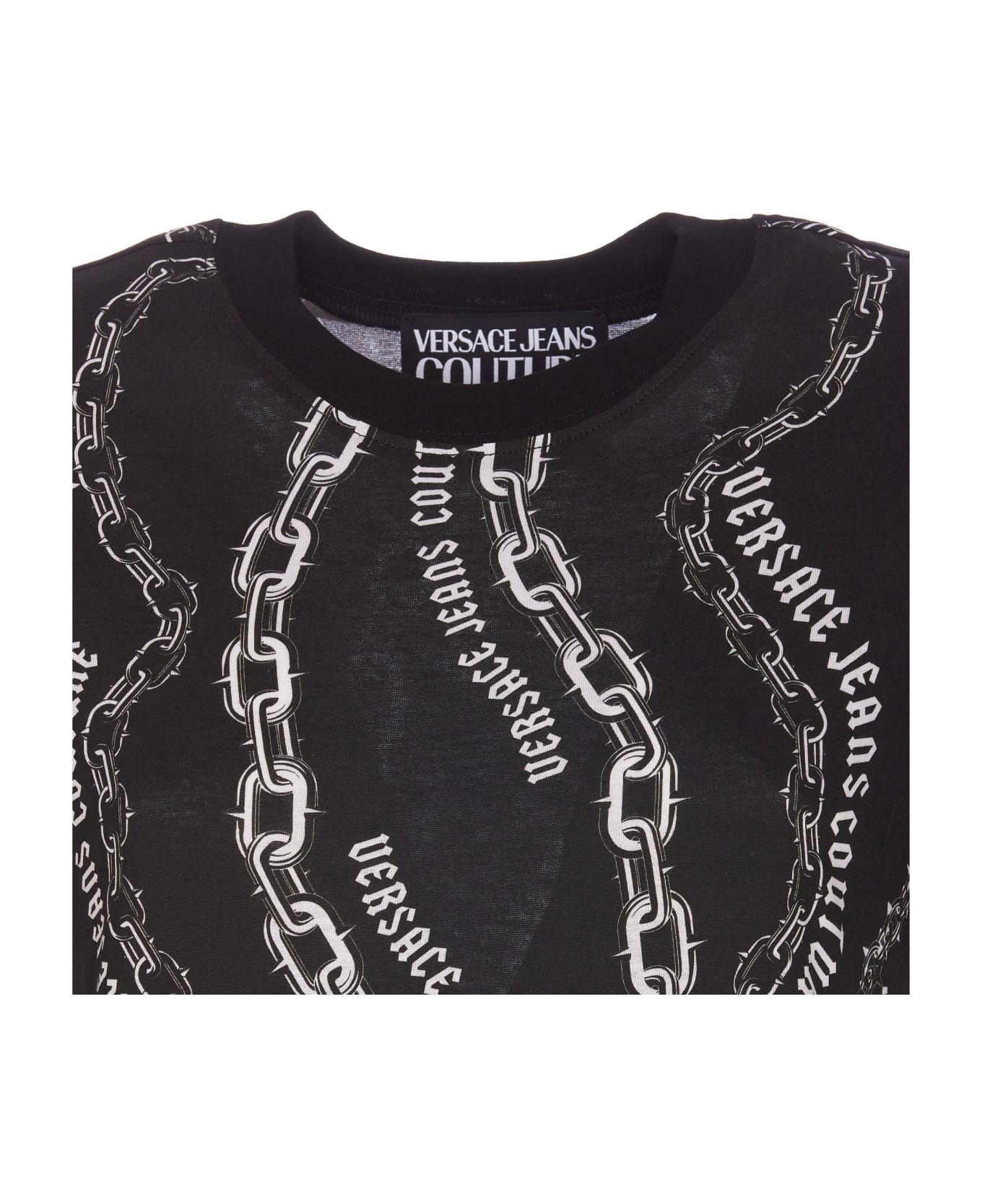 Versace Jeans Couture Chain Couture T-shirt - Black