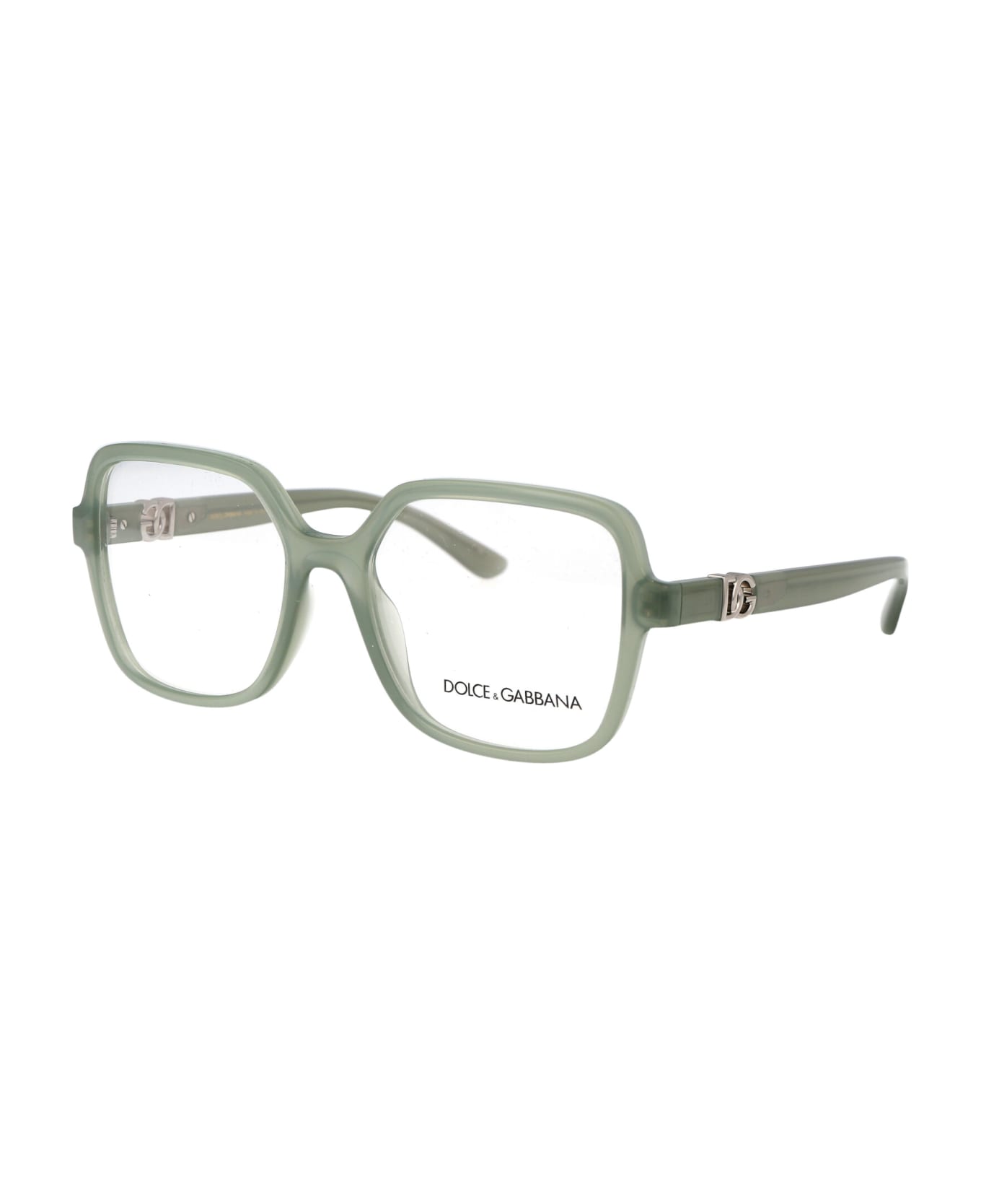 Dolce & Gabbana Eyewear 0dg5105u Glasses - 3345 Milky Green