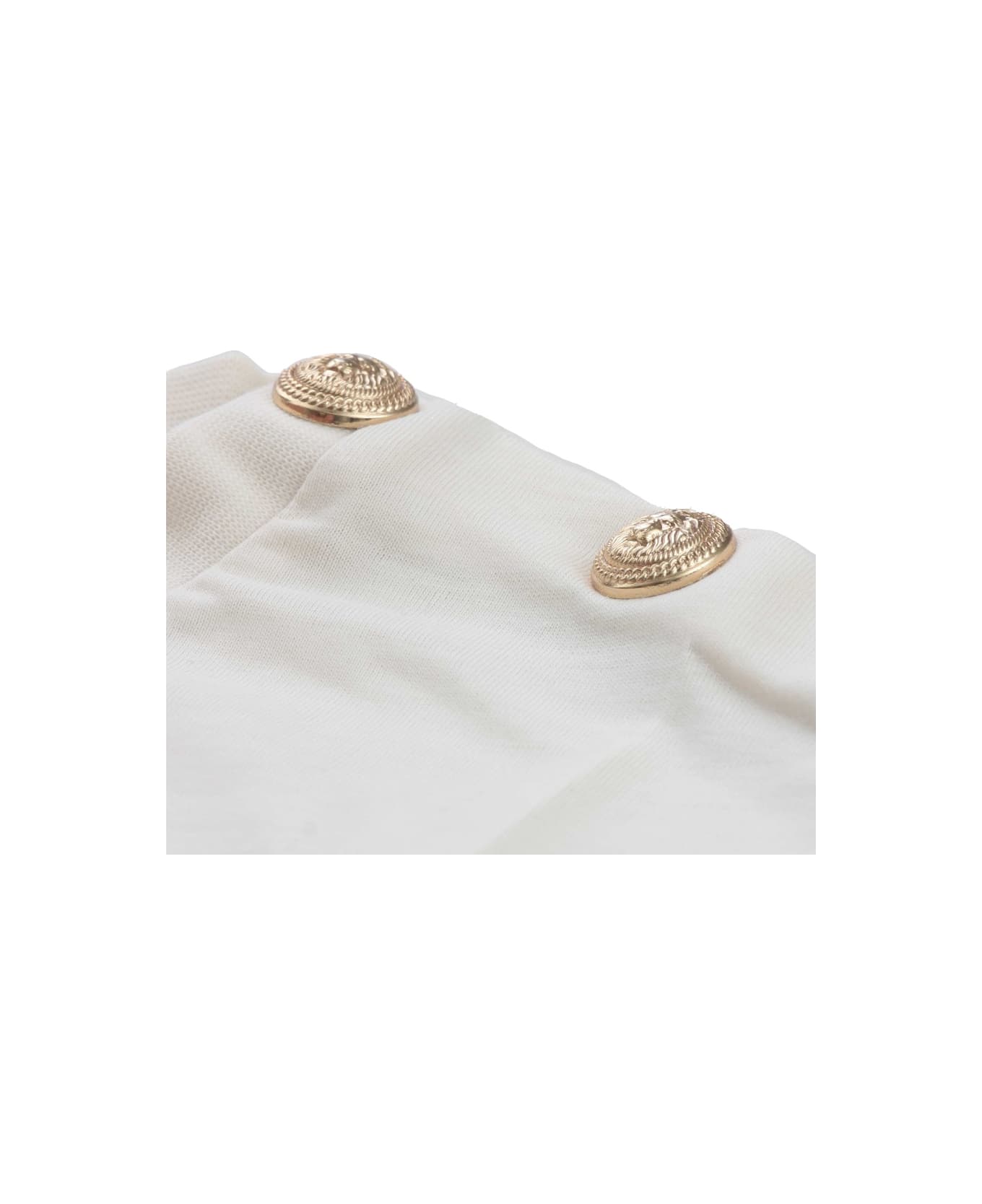 Balmain T-shirt With Logo - BEIGE