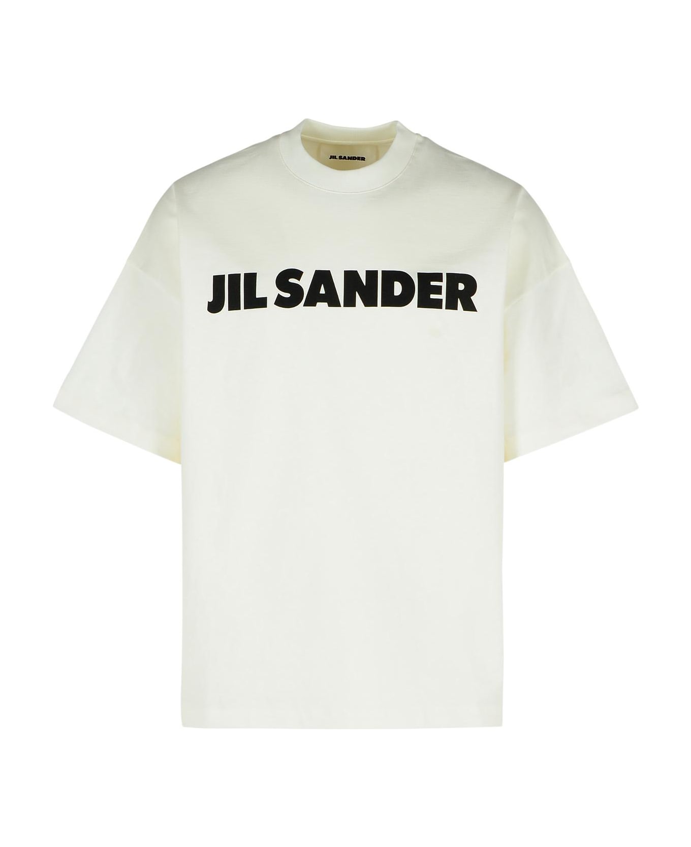 Jil Sander Ivory Cotton T-shirt - Ivory