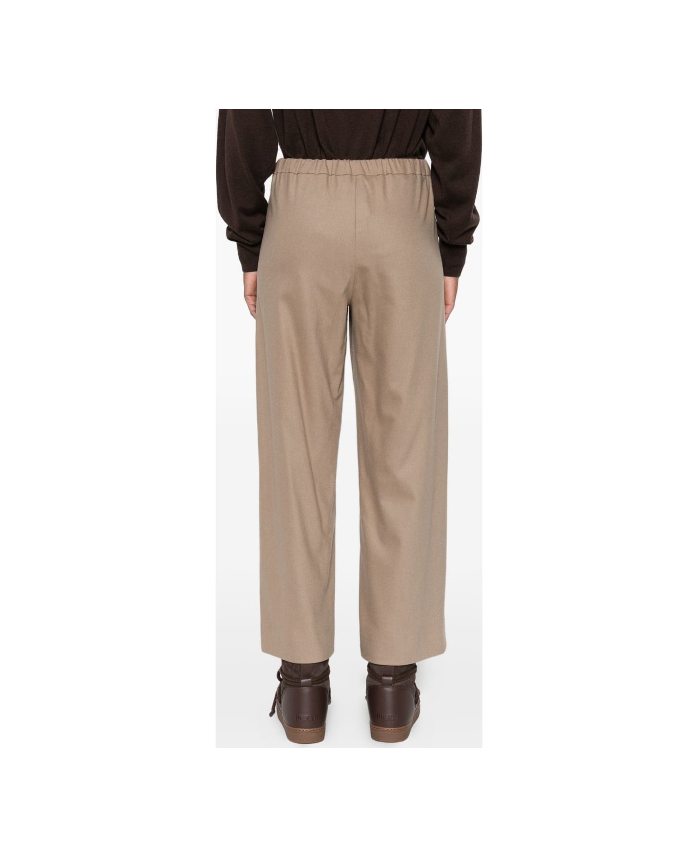 
S Max Mara Drawstring-waist Trousers - Beige