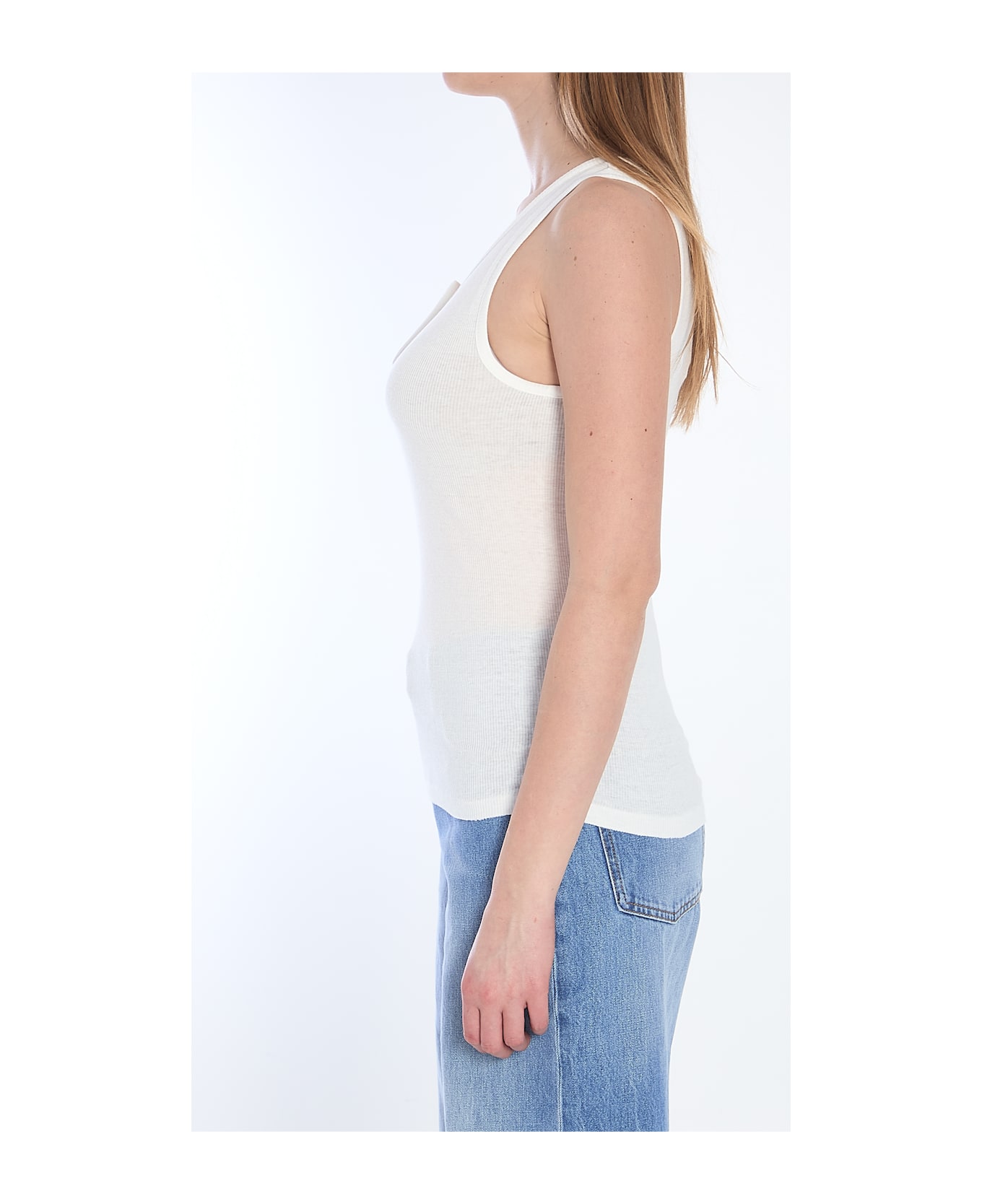 The Row Mansel Tank Top - WHITE