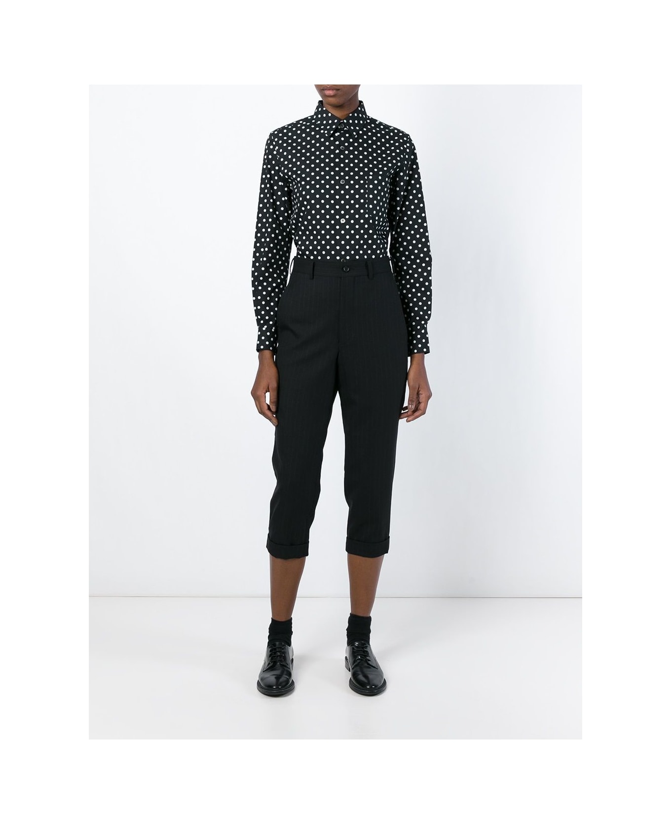 Comme des Garçons Wide-leg Trousers - Black