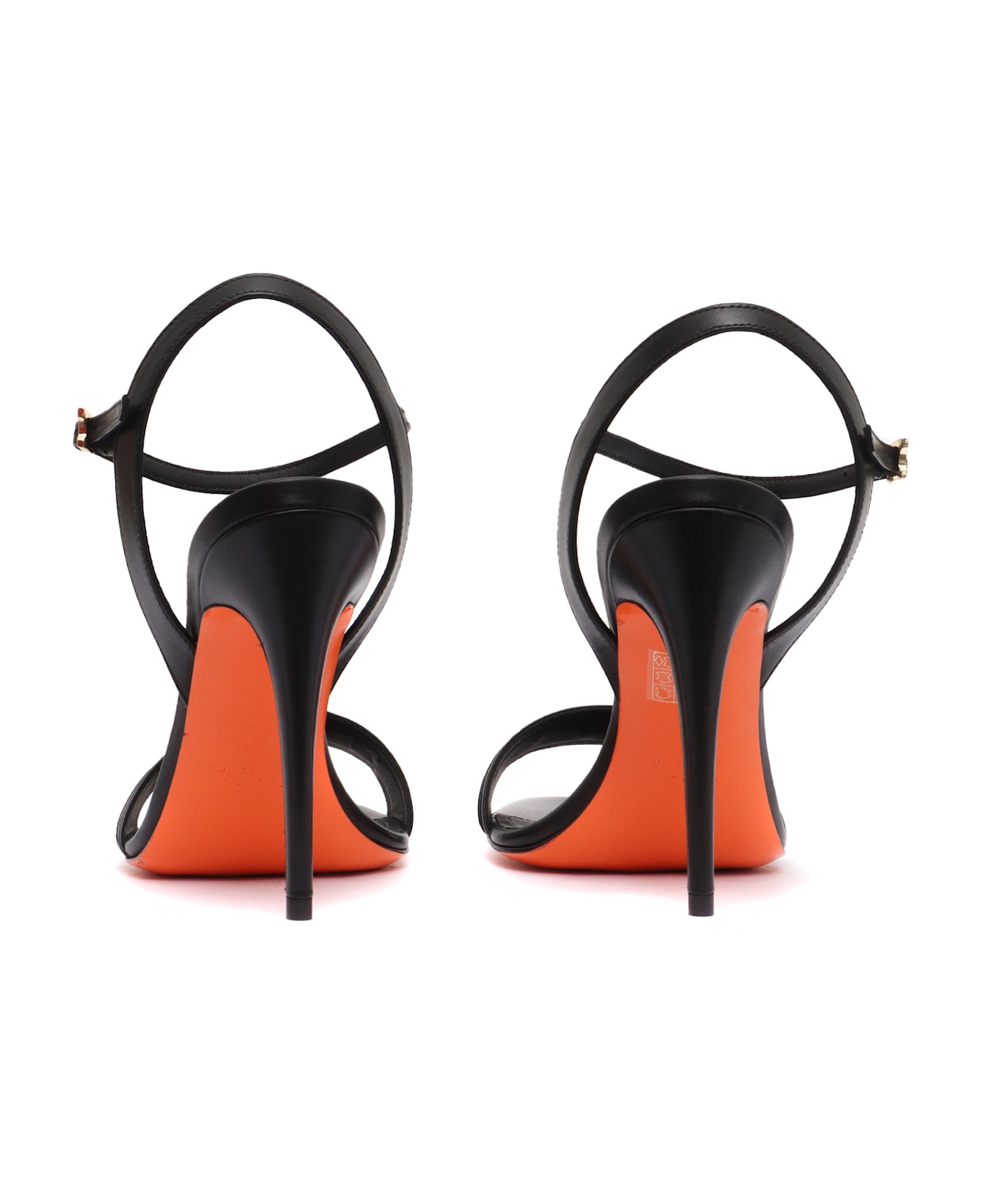 Santoni W - High Sandal,basic - BLACK