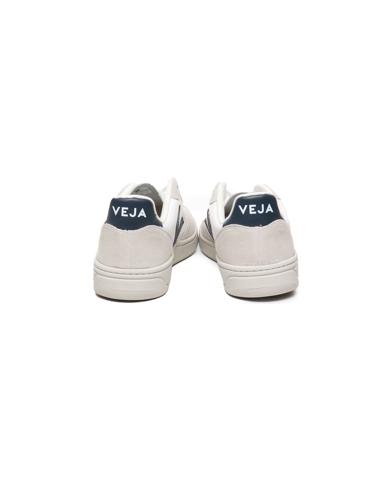 Veja V-10 Sneakers - White, blue