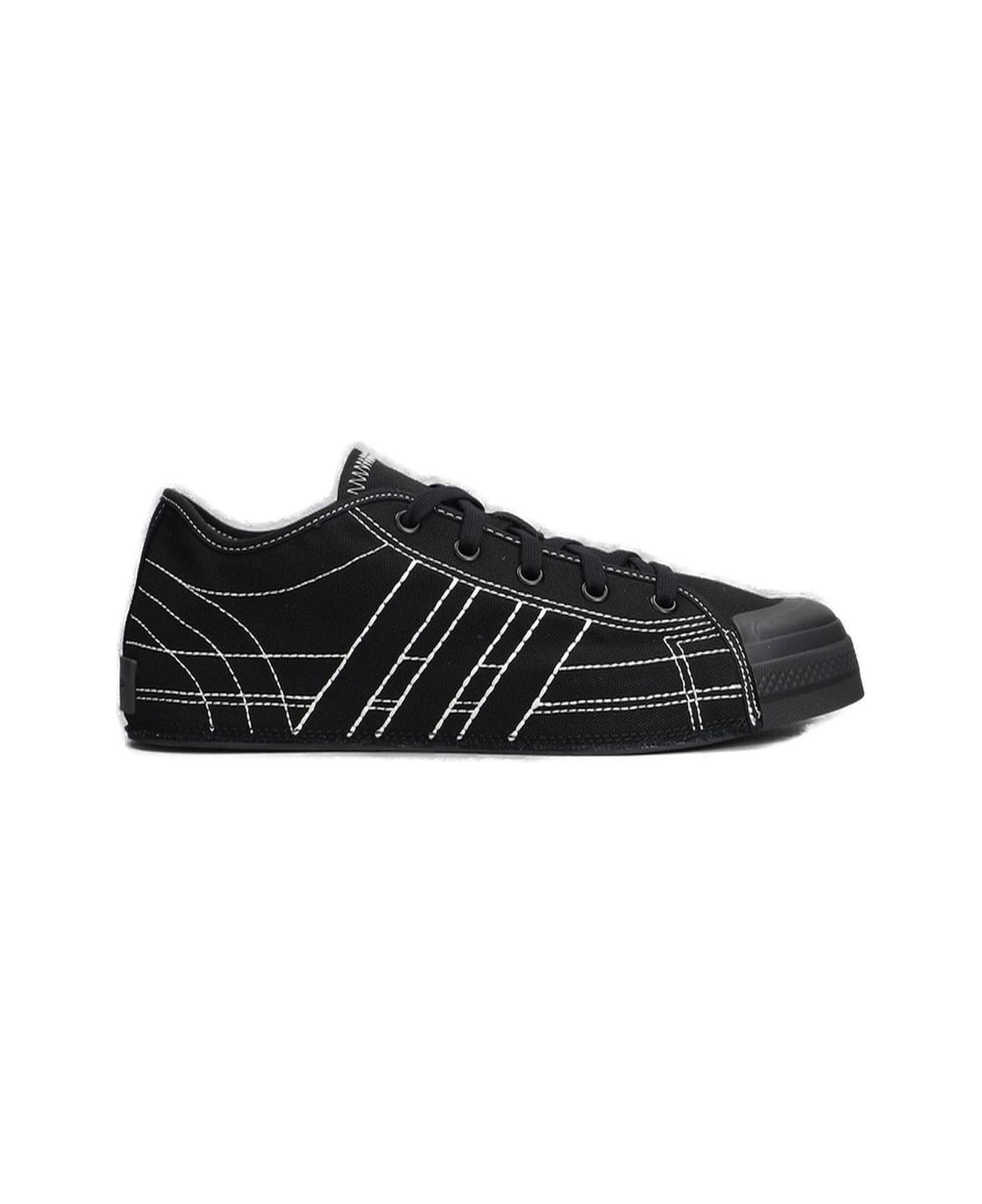 Y-3 Nizza Lo Sneakers - Black