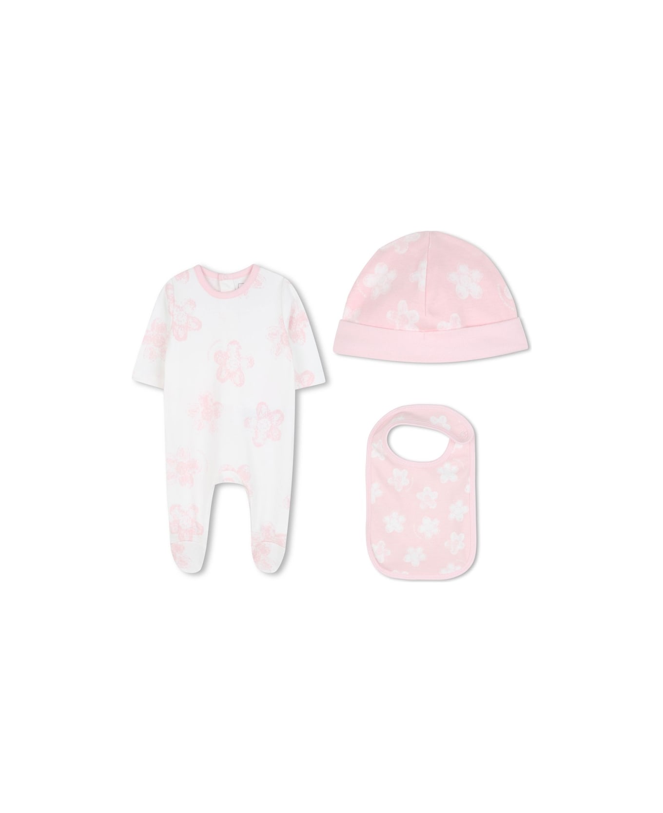 Marc Jacobs Pajama Set With Gag And Hat - PINK