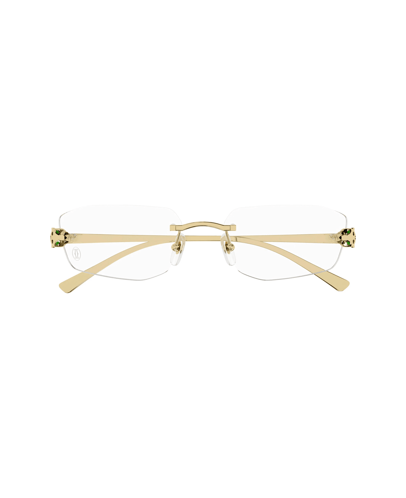 Cartier Eyewear Ct0494o Panthère De Cartier 001 Gold Glasses - Oro