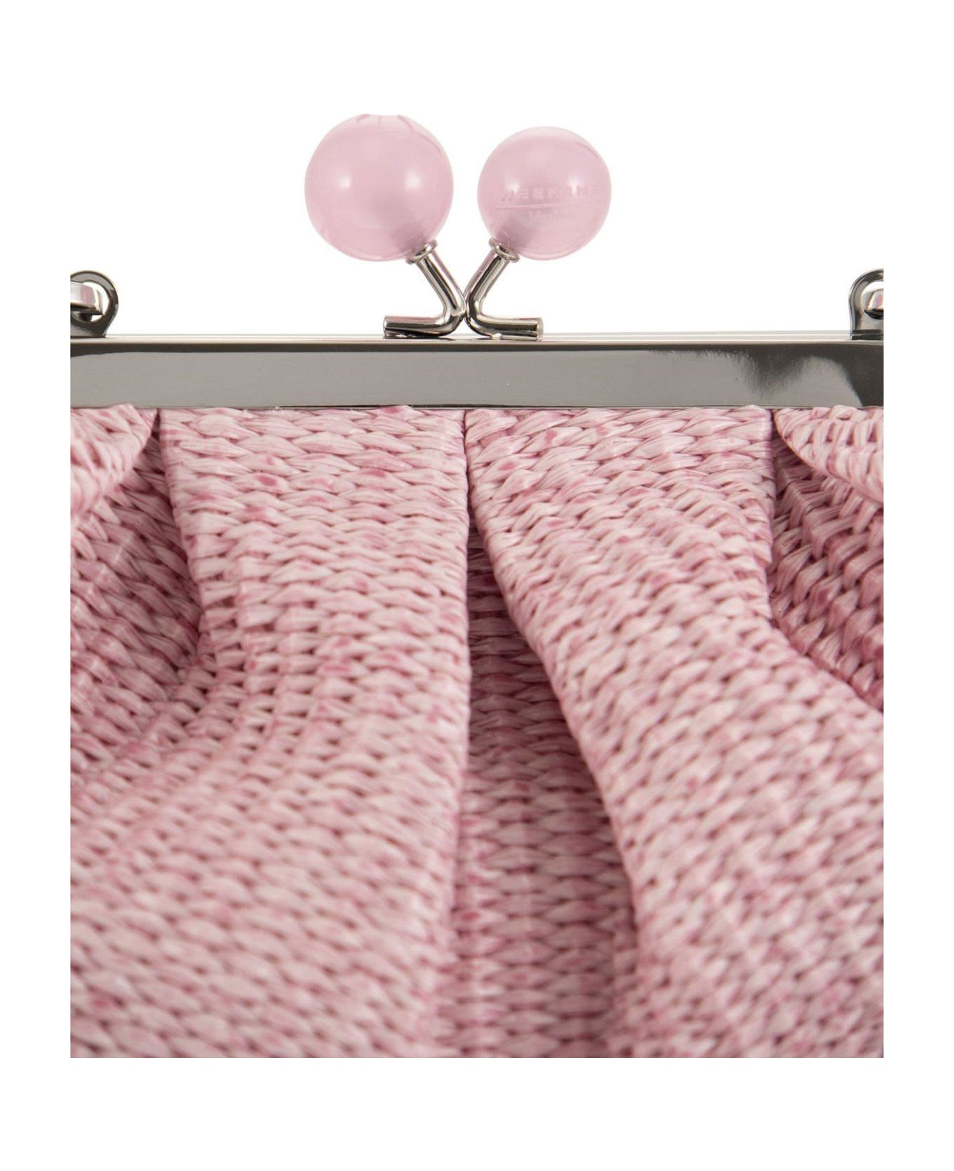Weekend Max Mara Palma Small Chain Linked Clutch Bag - Pink