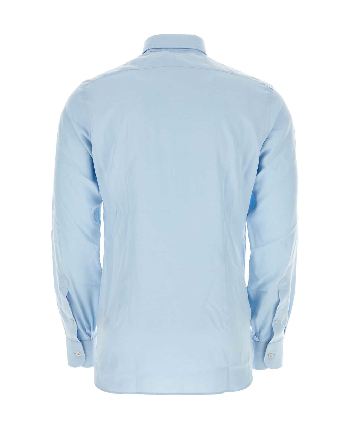 Tom Ford Light Blue Lyocell Blend Shirt - SKYBLUE シャツ