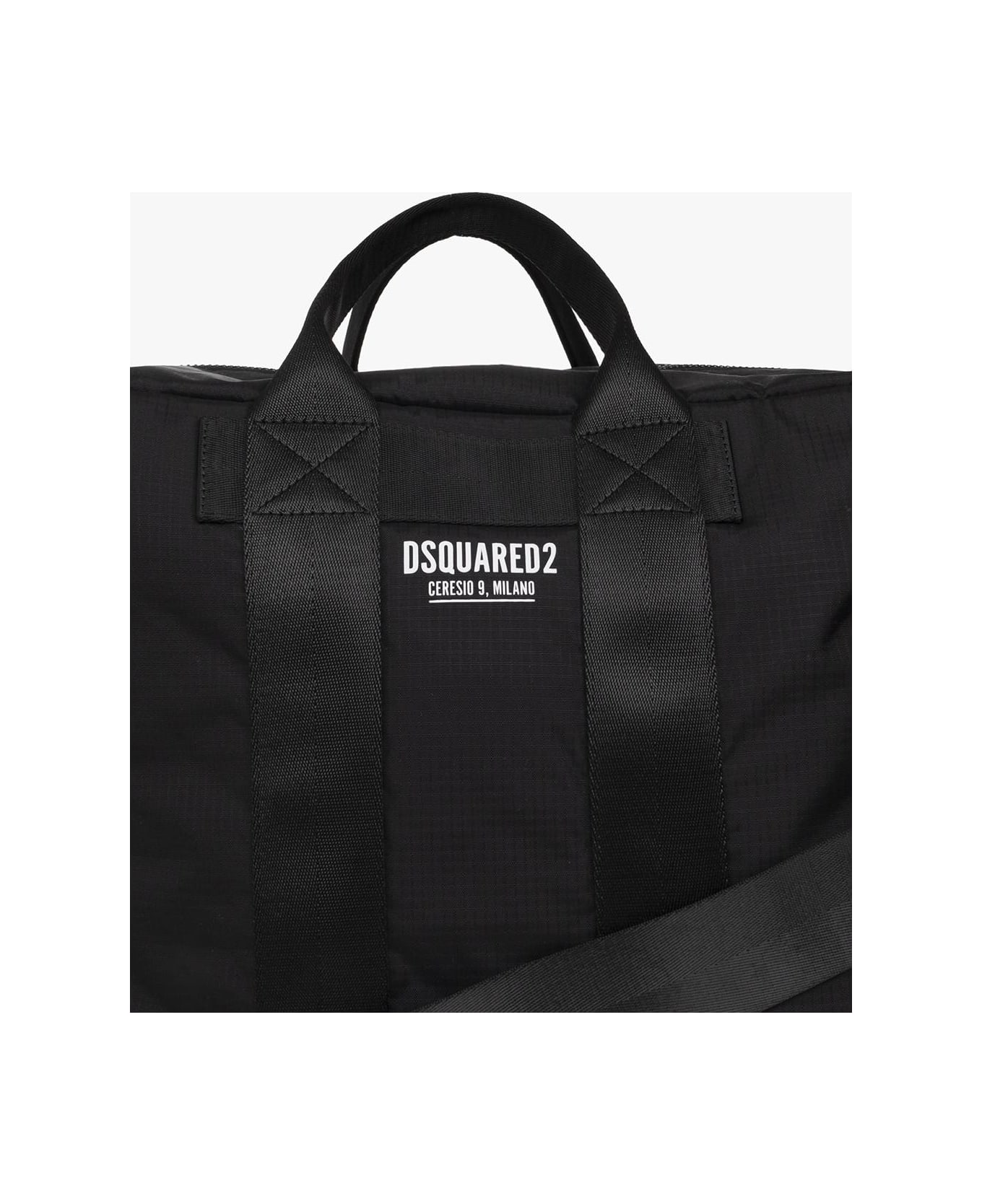 Dsquared2 Duffel Bag - Black トラベルバッグ