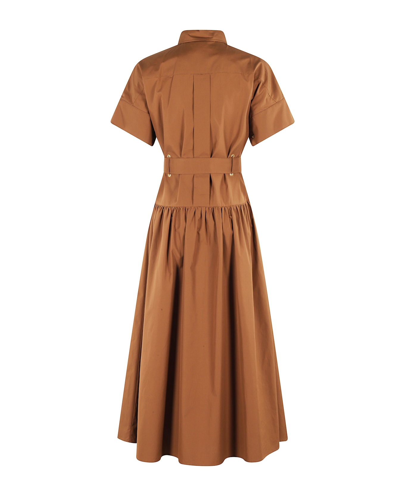 大人気【S MAXMARA】Abito in popeline con ruches 9221195306042-b-viviana.jpg