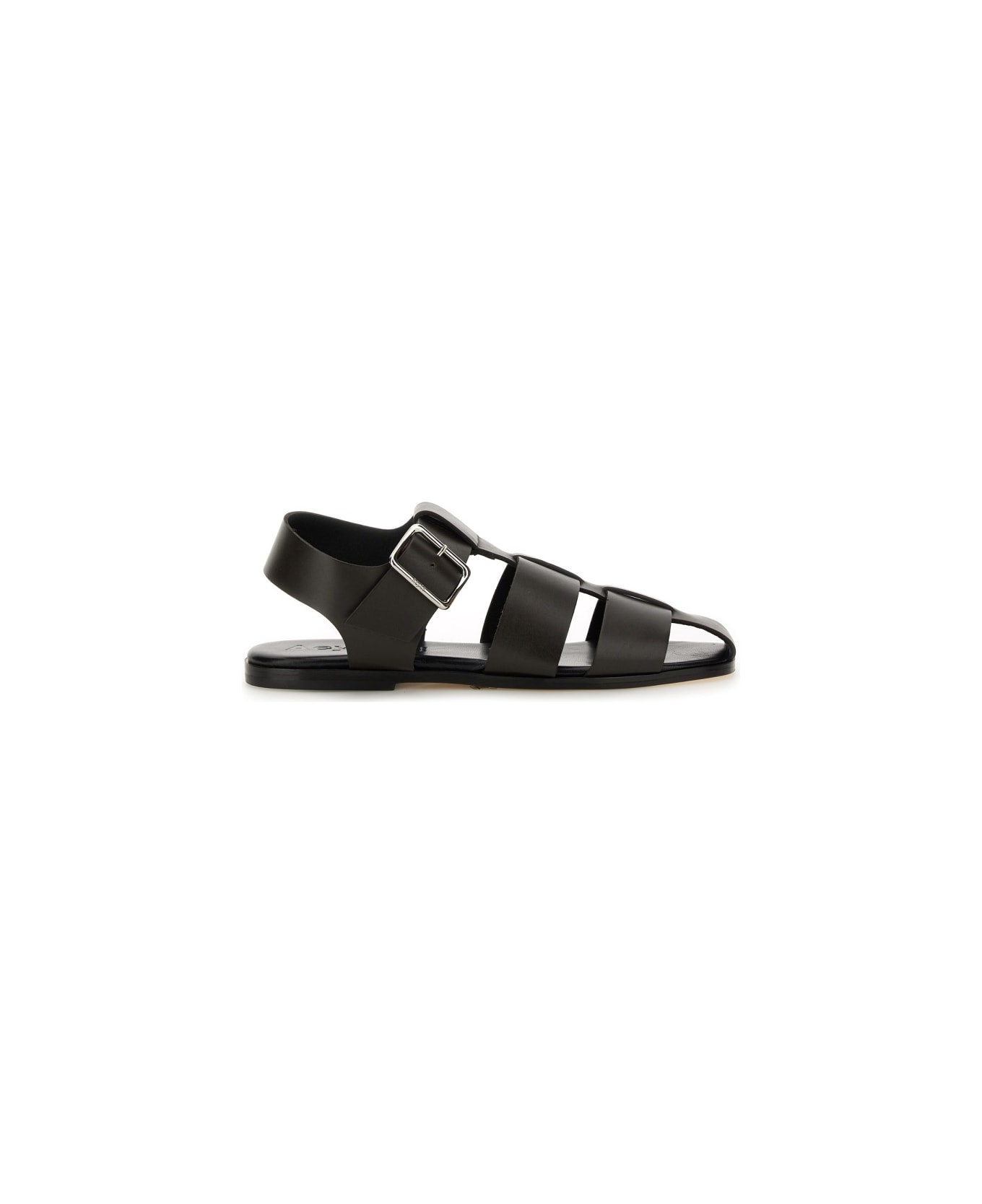 aeyde Sandalo "whit" - DARK BROWN