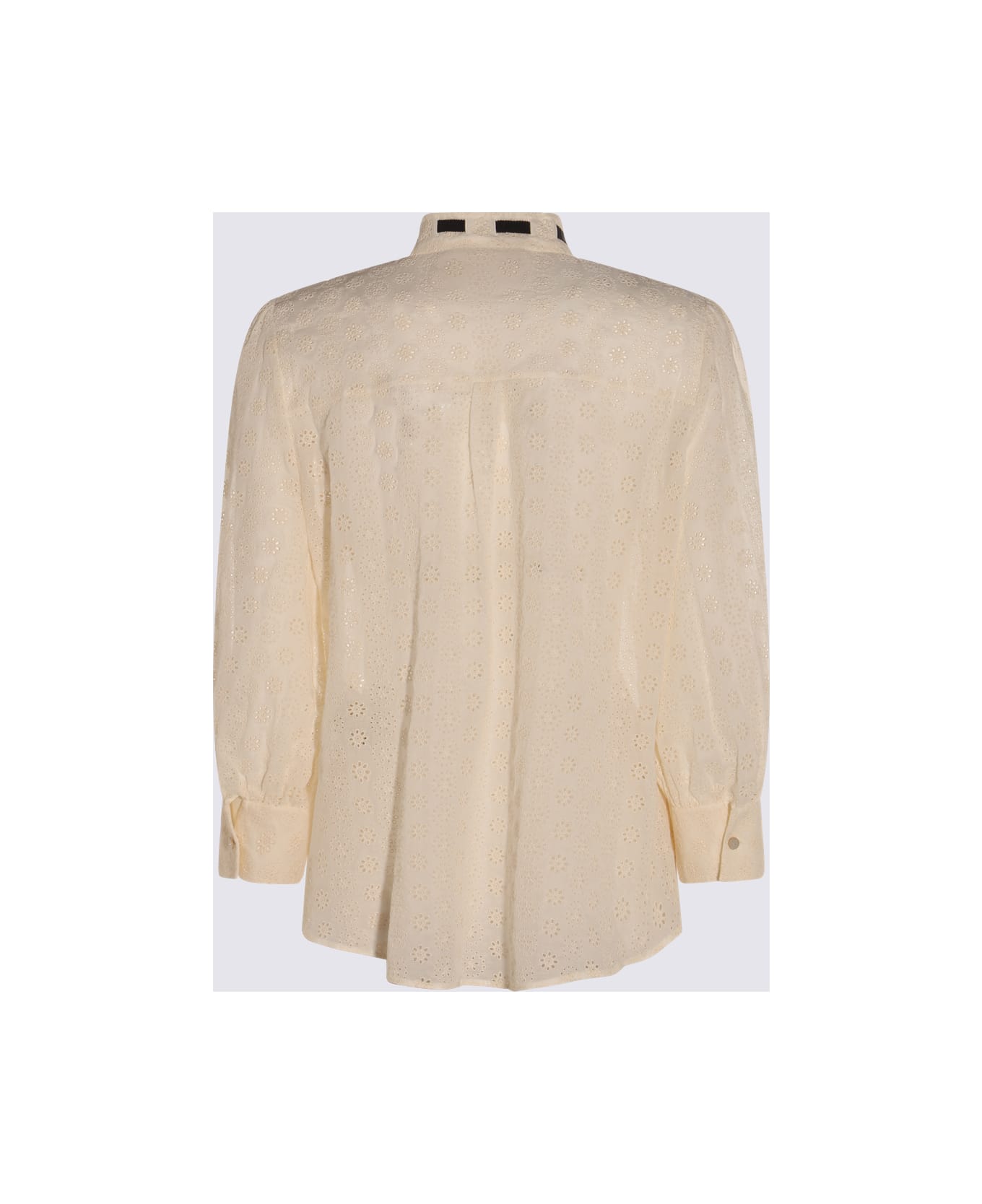 Valentino White Cotton Shirt - Ivory