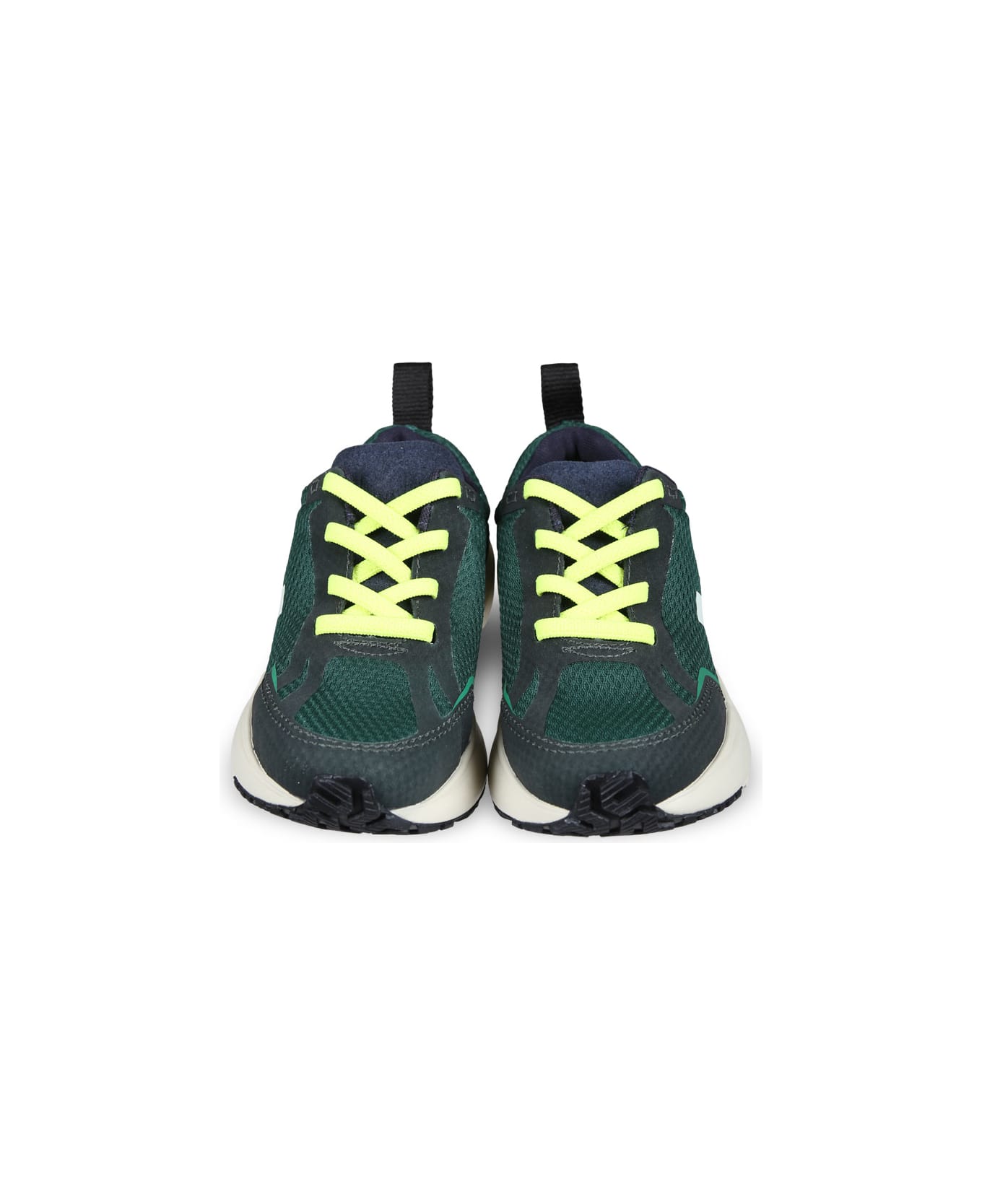 Veja Green Sneakers For Boy With Logo - Green