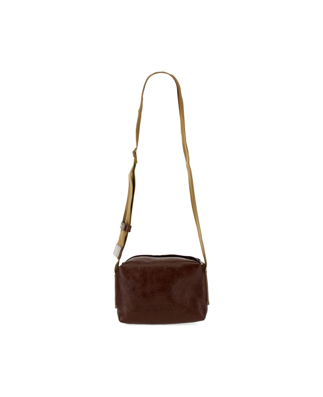 Uma Wang Small Leather Bag - BROWN