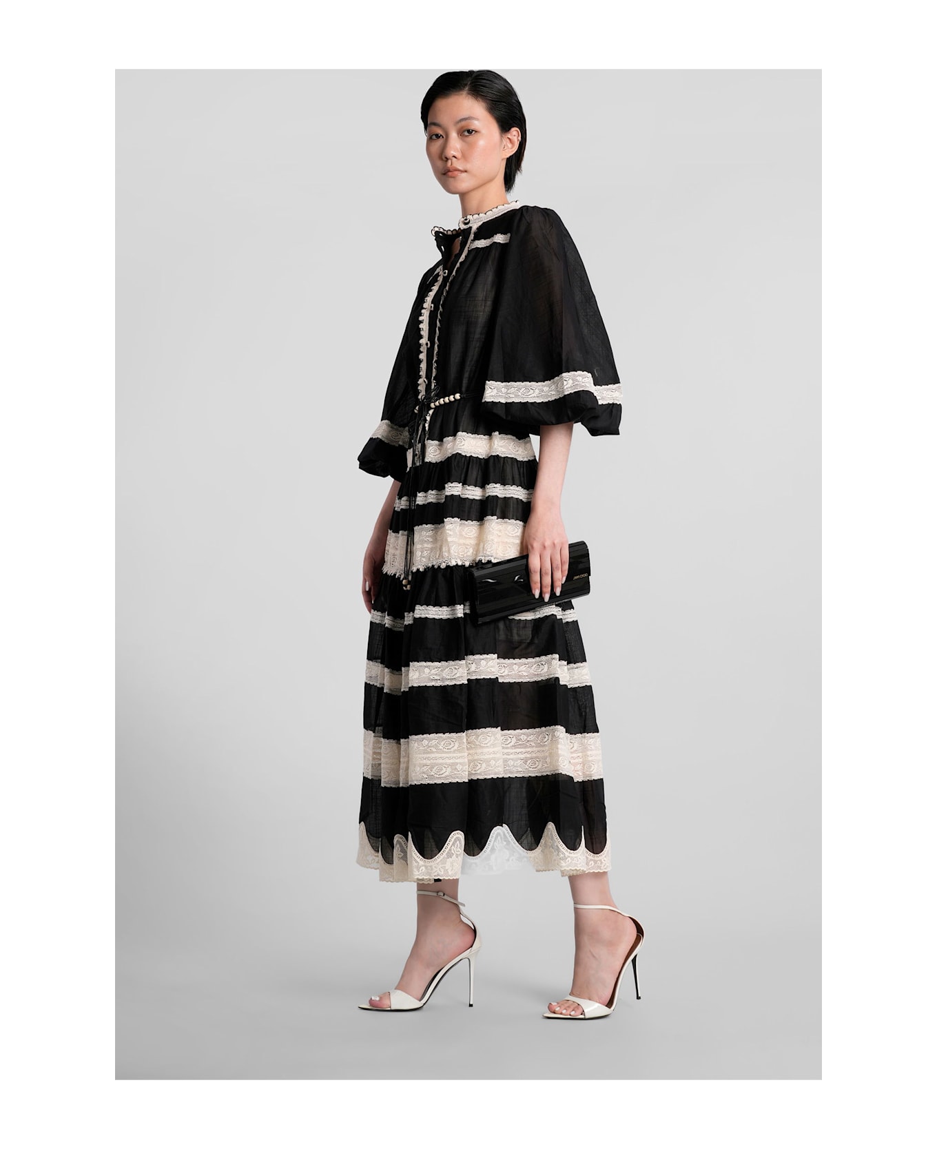 Zimmermann In Black Cotton | italist