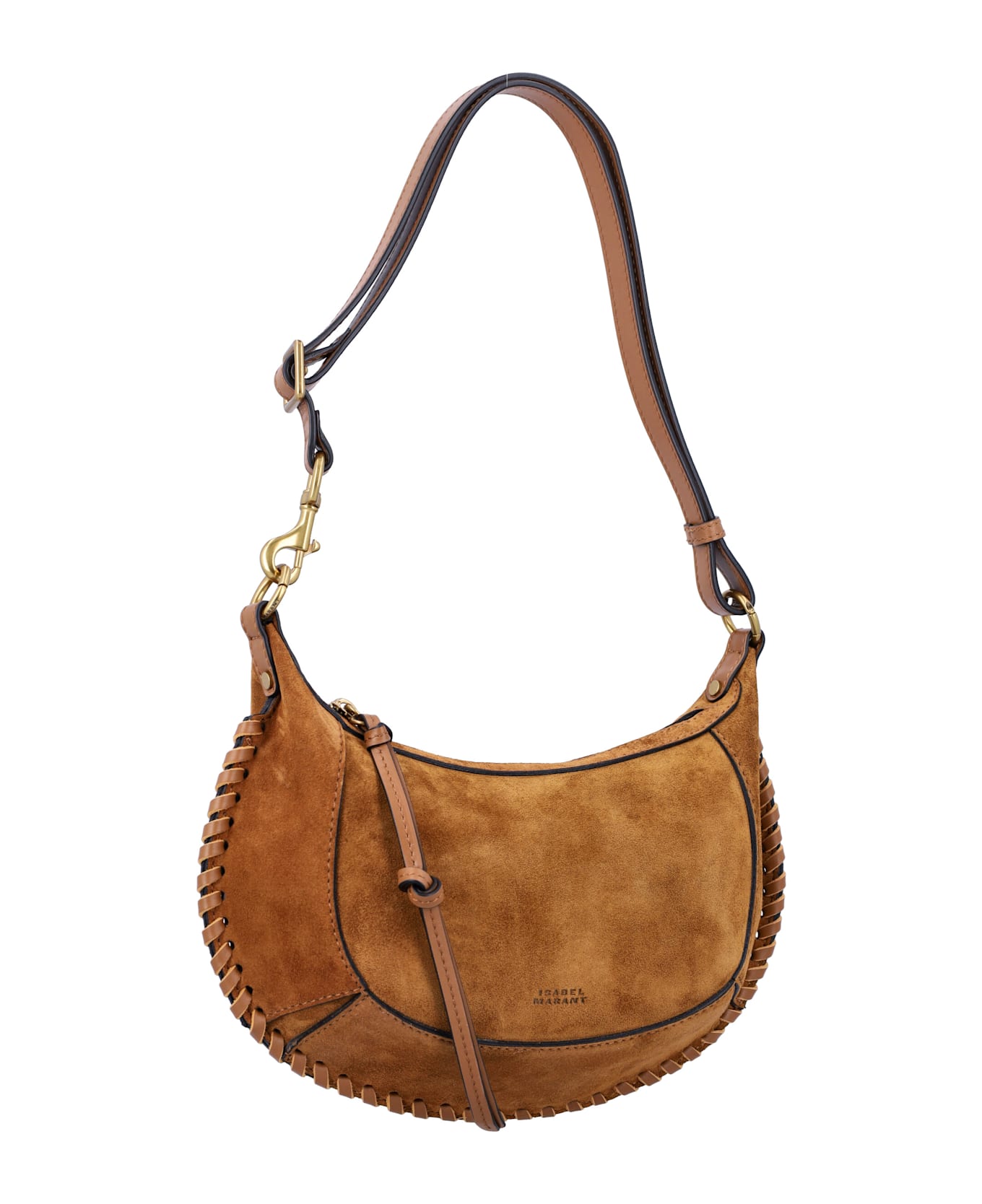 Isabel Marant Oskan Moon Bag - COGNAC