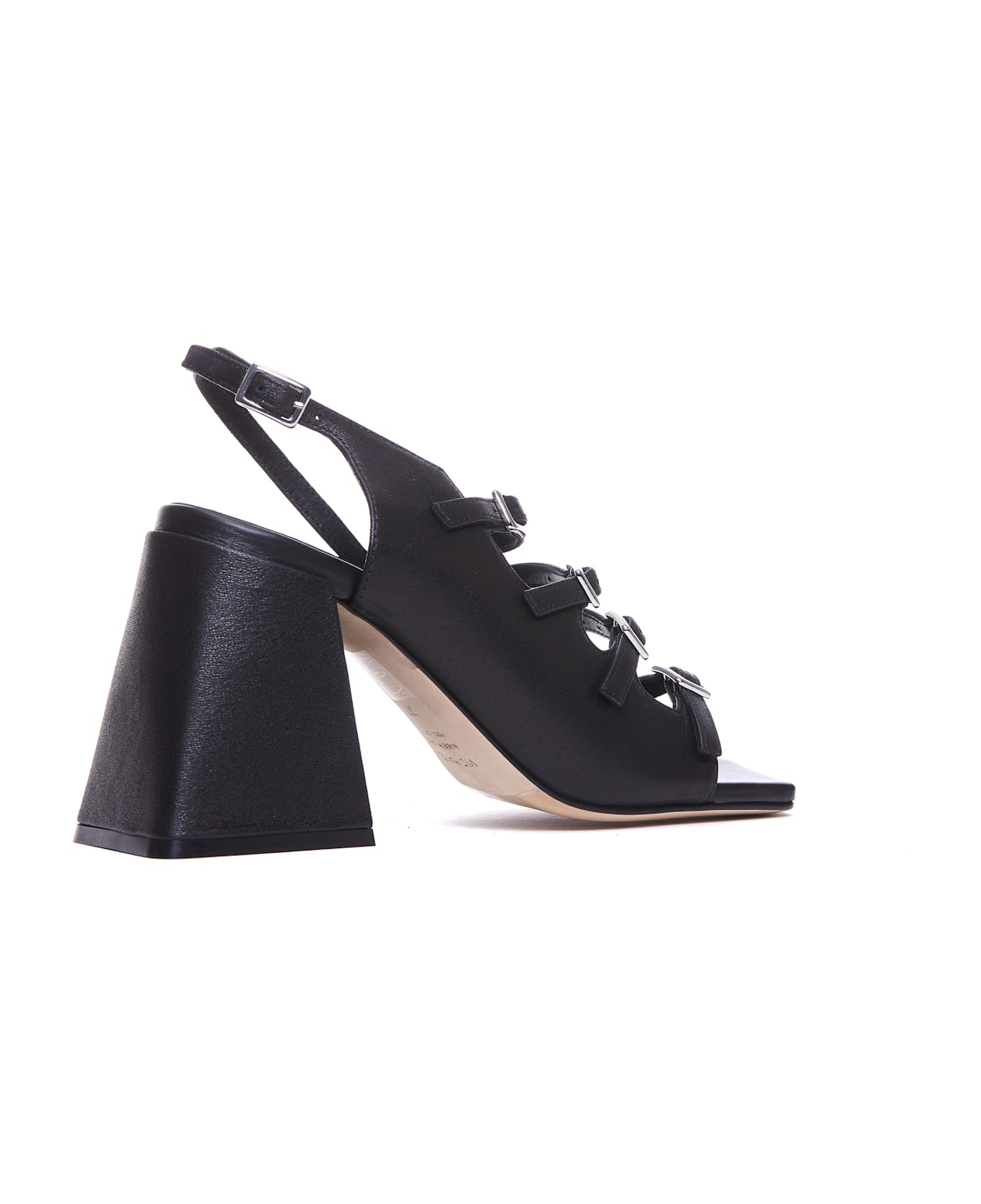 Vic Matié Pump Sandals - Black