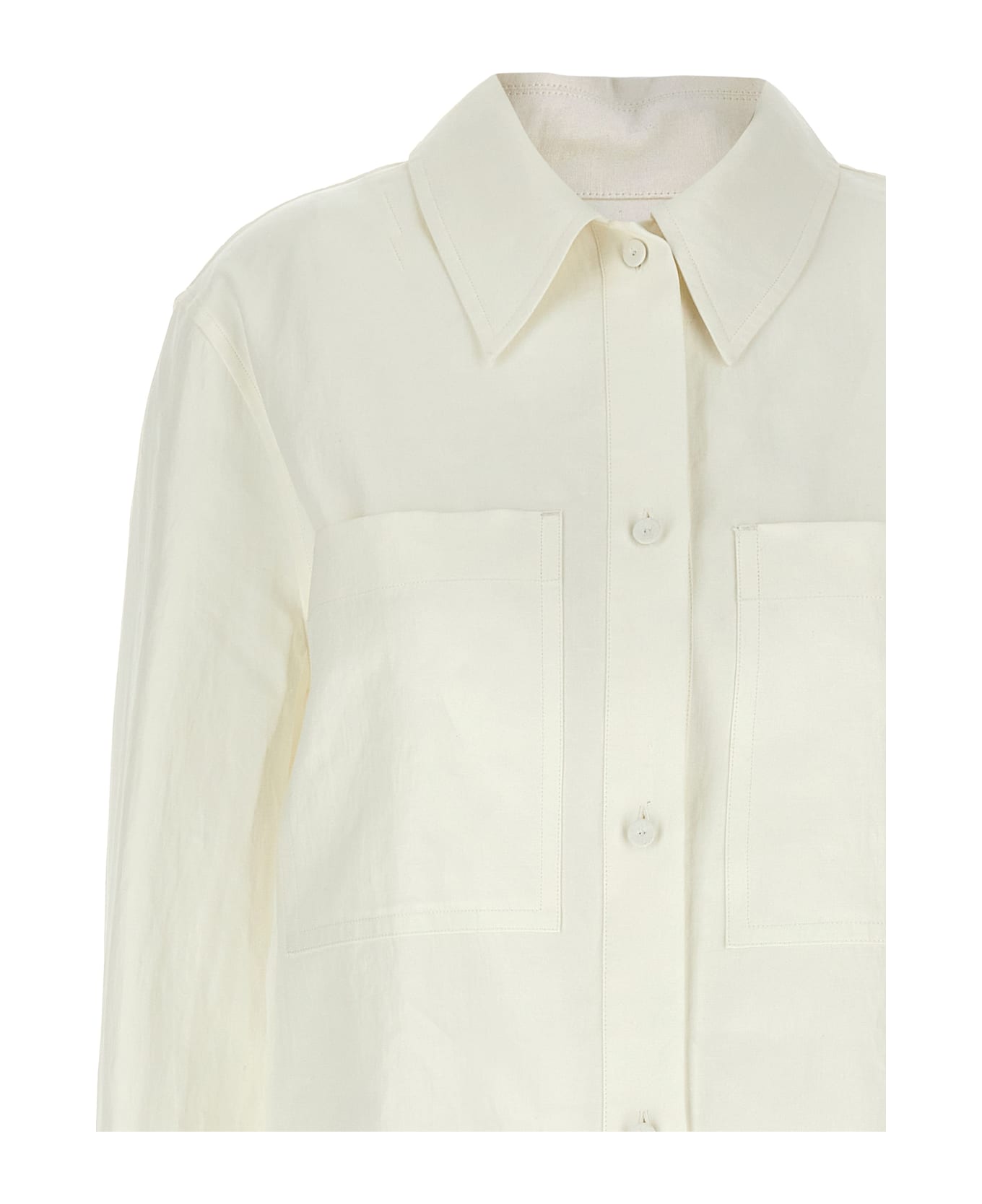 Jil Sander Linen Shirt - White