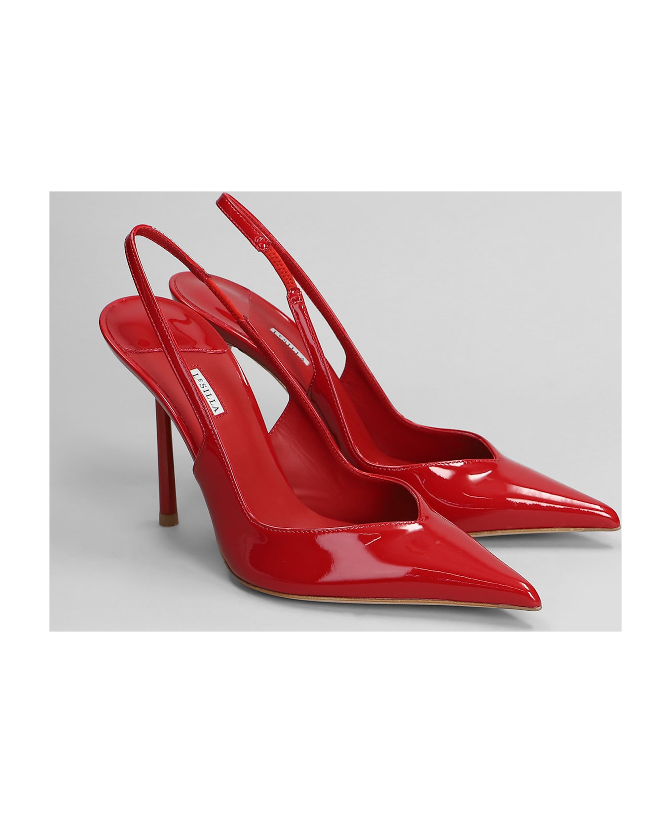 Le Silla Vivienne Pumps In Red Patent Leather - red