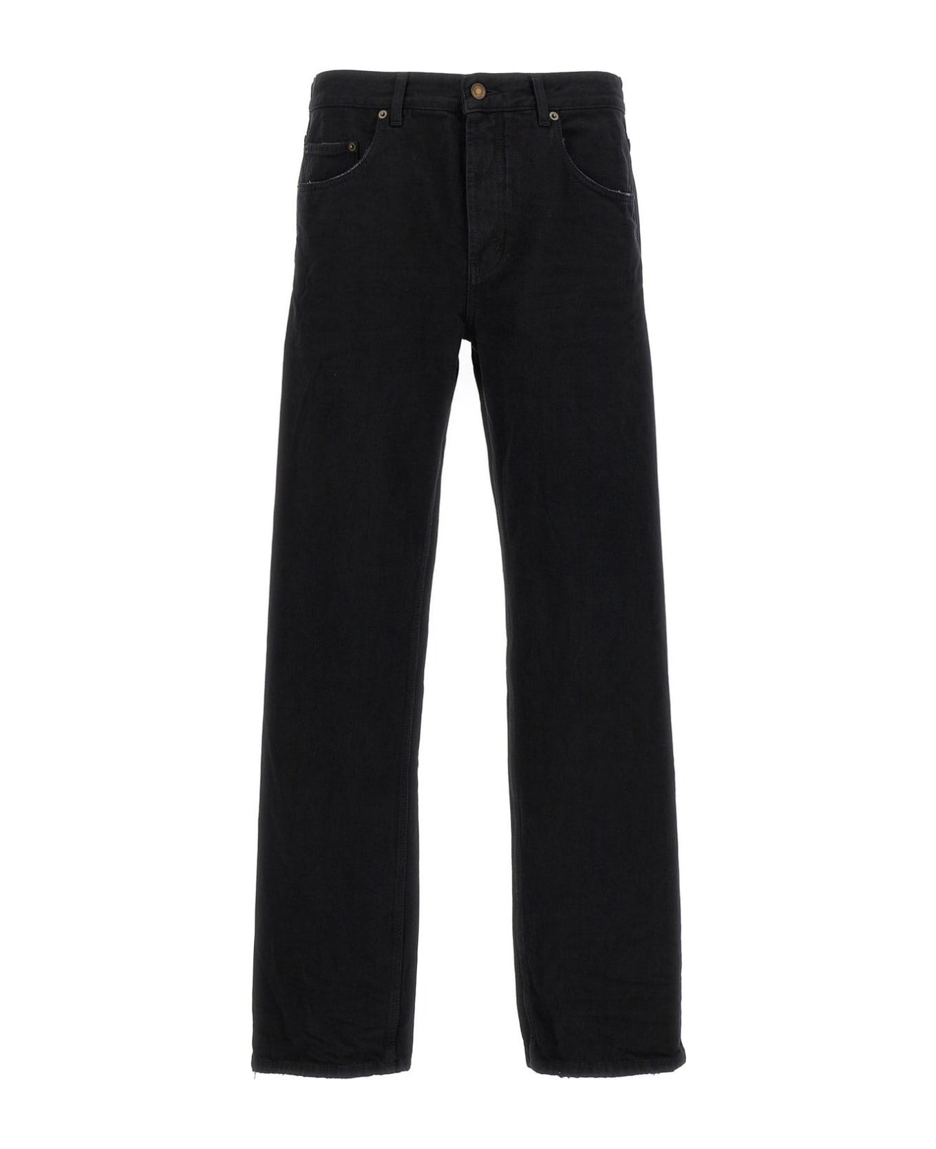 Saint Laurent Extreme Baggy Jeans - Black デニム