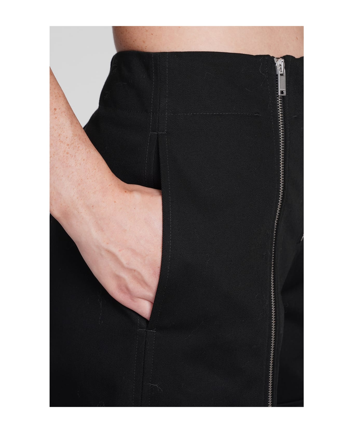 Jil Sander Multi Zip Trousers - black