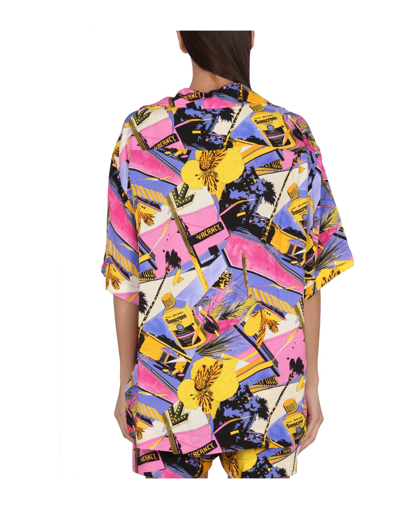 Palm Angels Miami Mix Print Shirt - Multicolor