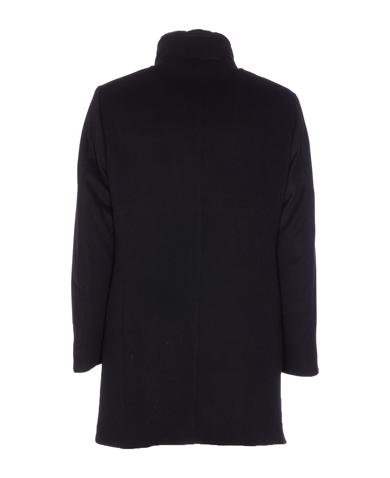 Moorer Bondfur Coat - Black